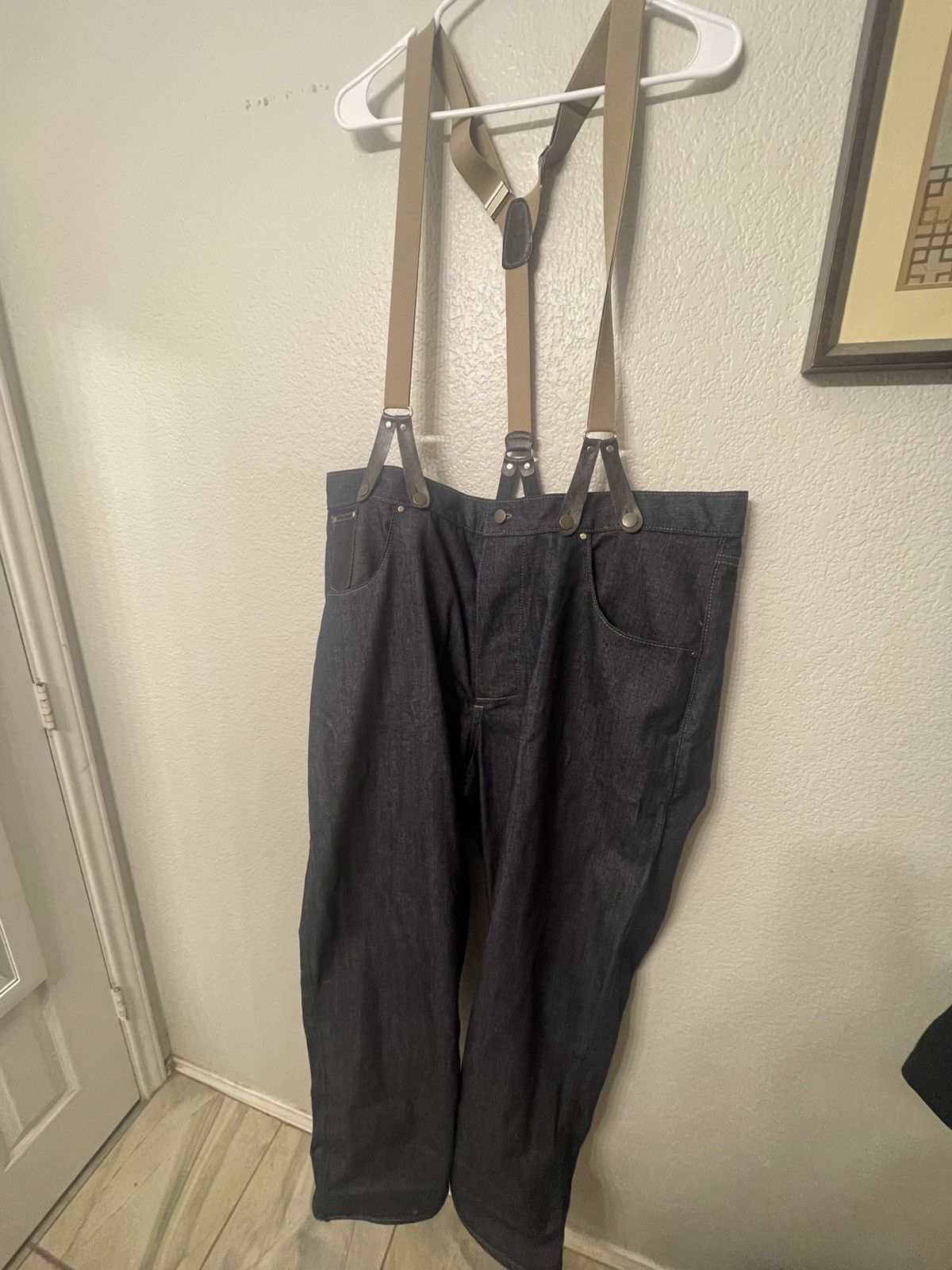 Other Lone Chap Denim high waisted denim trouser Size US 38 / EU 54 - 2 Thumbnail