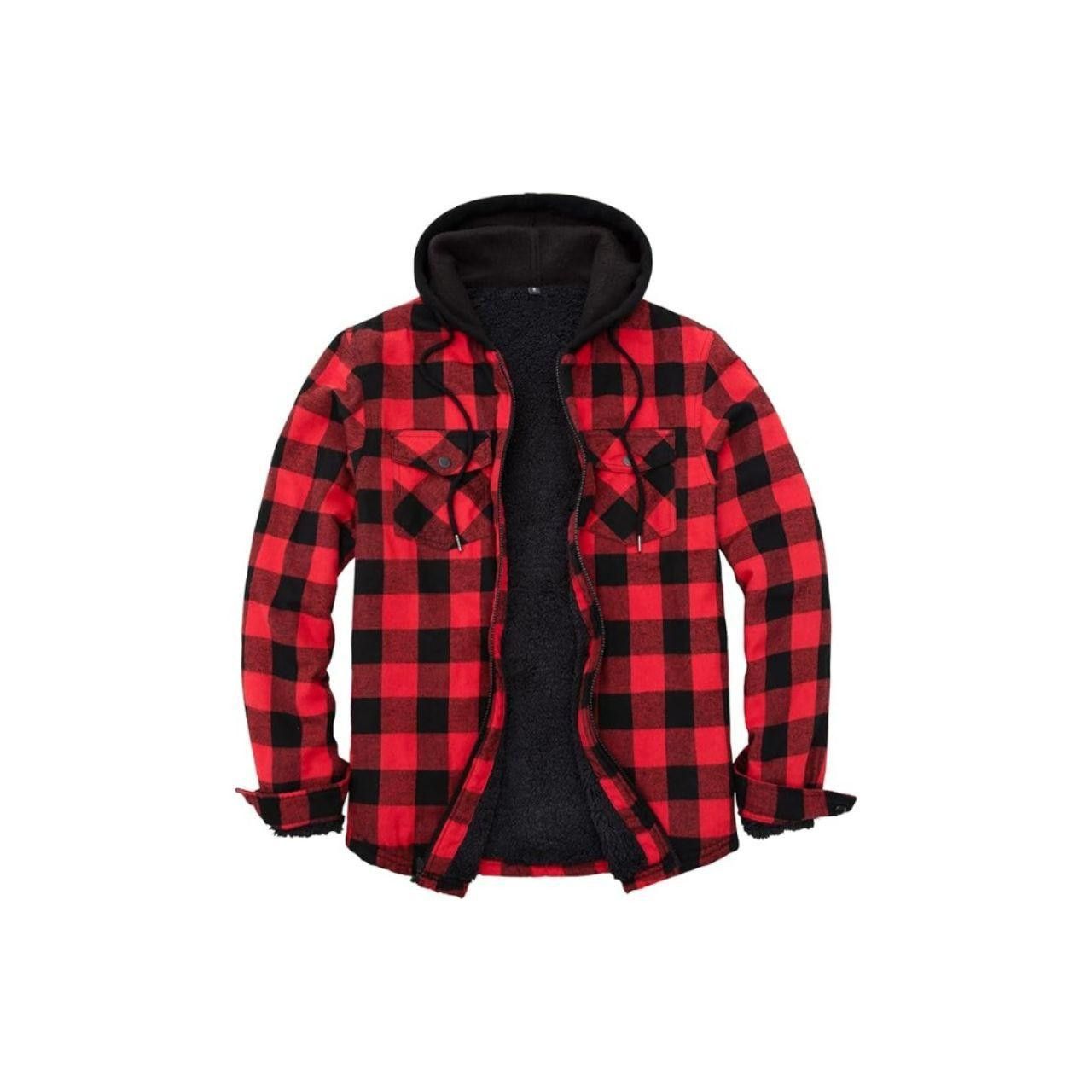 Other Generic Hooded Flannel Jacket Size US L / EU 52-54 / 3 - 1 Thumbnail