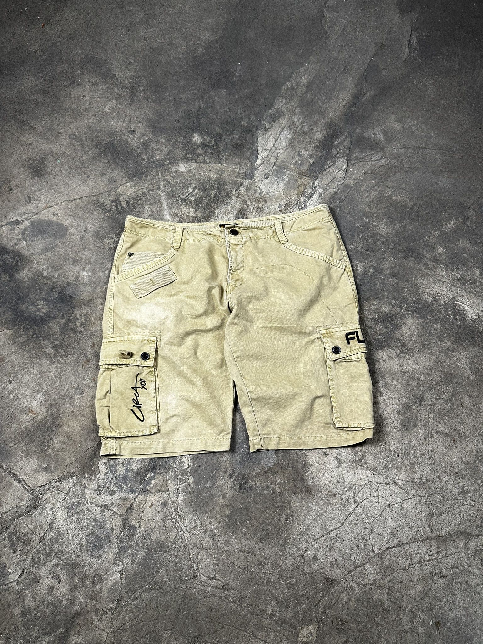Fubu Vintage Y2k FUBU Cargo Hiphop Rap Shorts 2000s Size US 38 / EU 54 - 1 Thumbnail