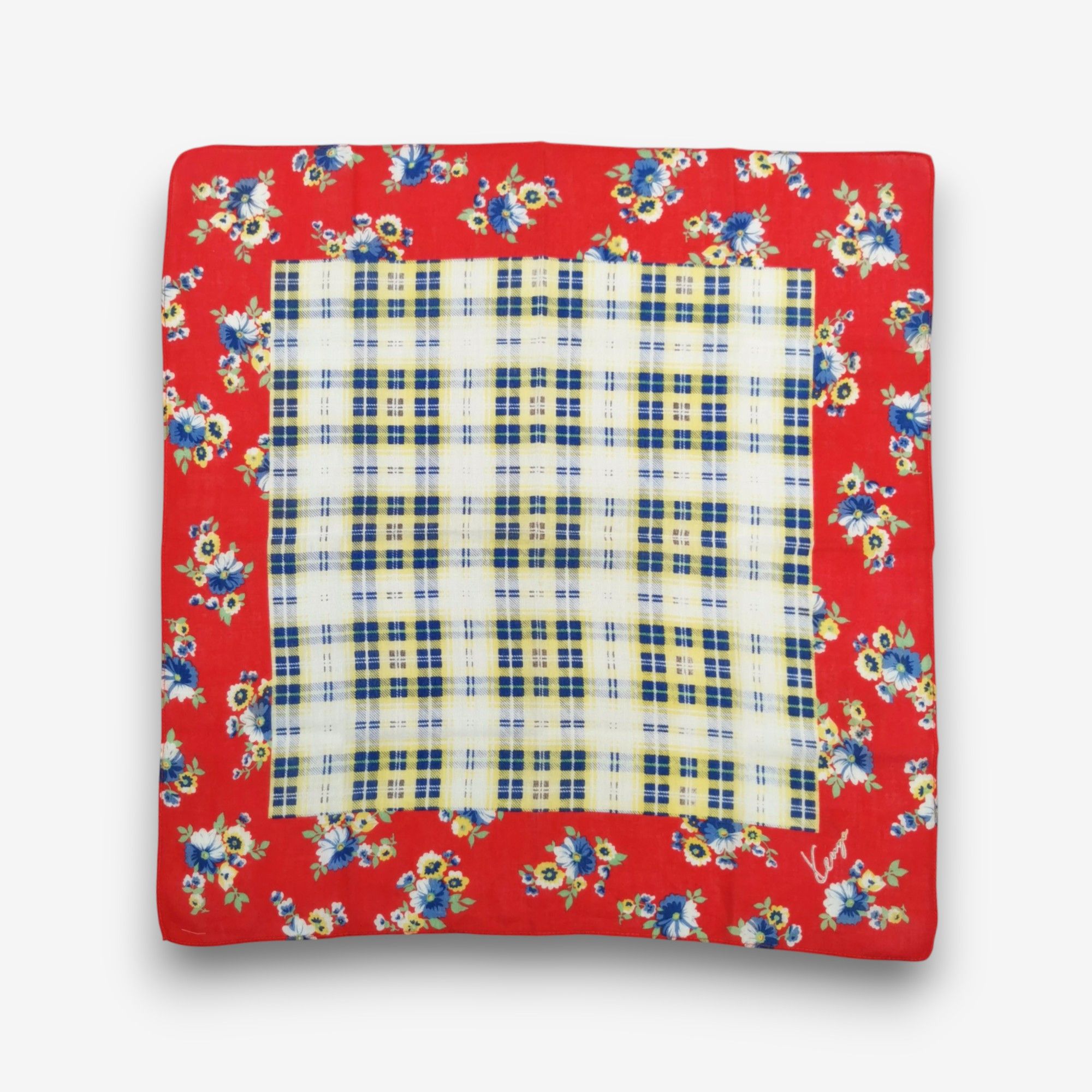 Kenzo Vintage Kenzo Handkerchief Bandana Neckerchief Size ONE SIZE - 1 Thumbnail