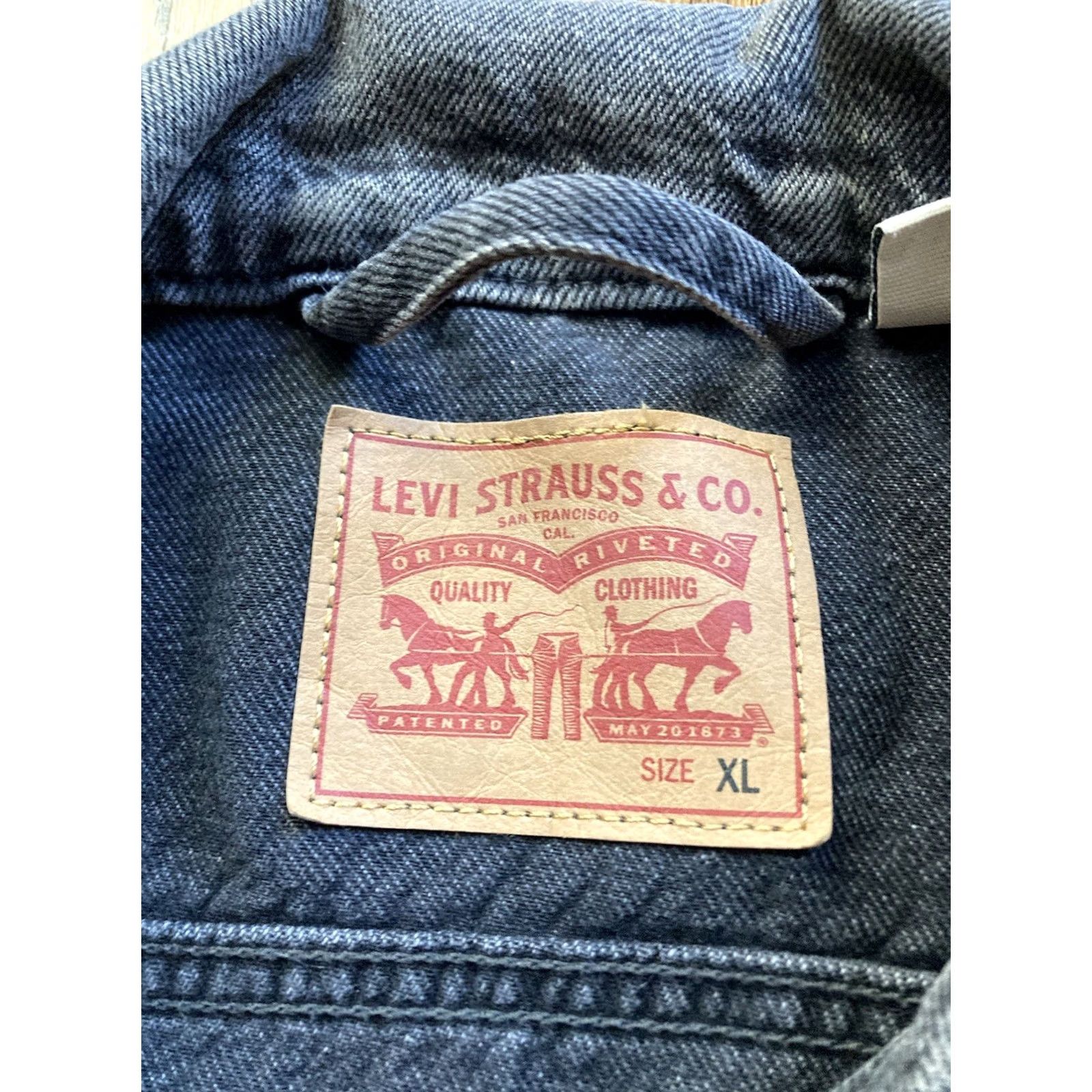 Levi's Levi's Denim Trucker Jacket Womens Size XL Ex Boyfriend Black Faded Type 3 Size XL / US 12-14 / IT 48-50 - 6 Thumbnail