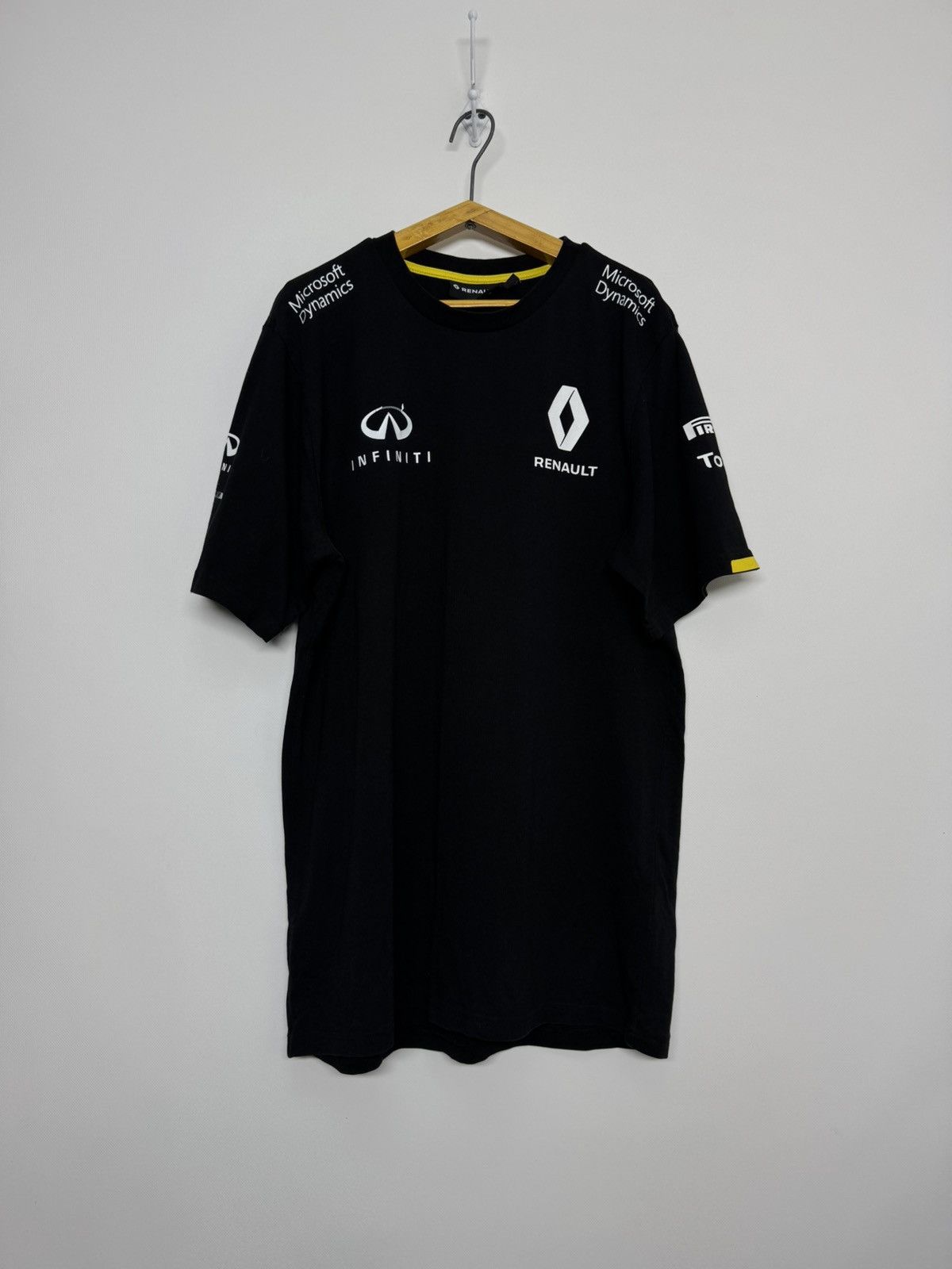 Vintage Infiniti Renault Racing Team Formula One Polo Shirt Jersey Size US L / EU 52-54 / 3 - 1 Thumbnail