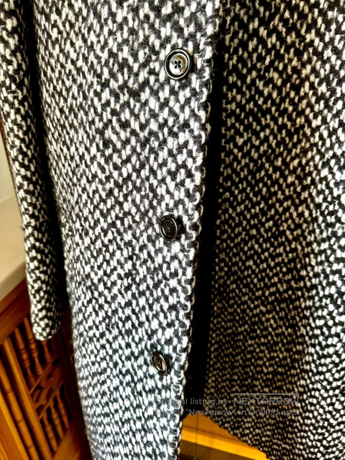 Celine CELINE Snowflake Lapel Overcoat| Size US L / EU 52-54 / 3 - 7 Thumbnail