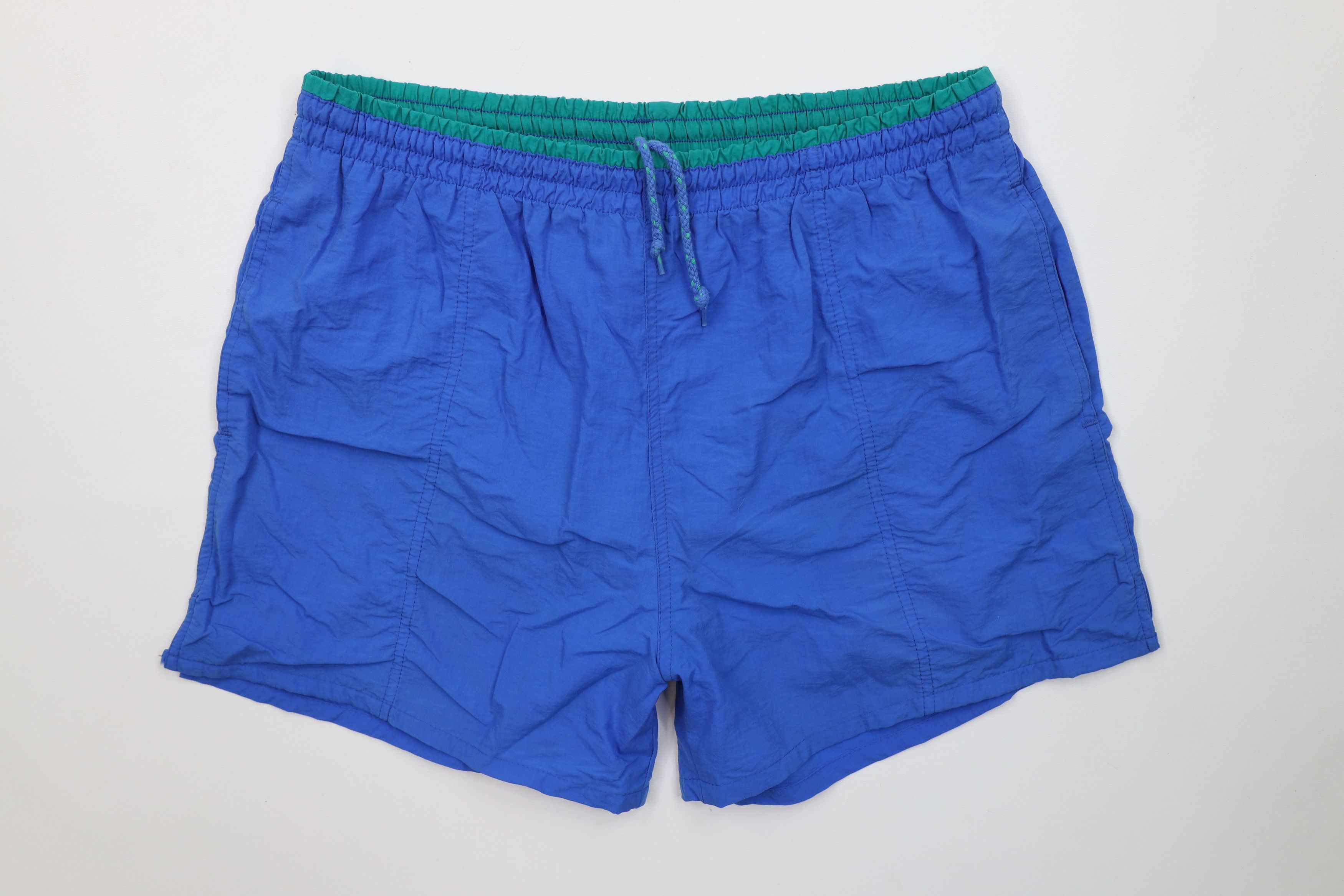 Vintage Vintage 90s Streetwear Lined Above Knee Shorts Swim Trunks Size US 32 / EU 48 - 1 Thumbnail