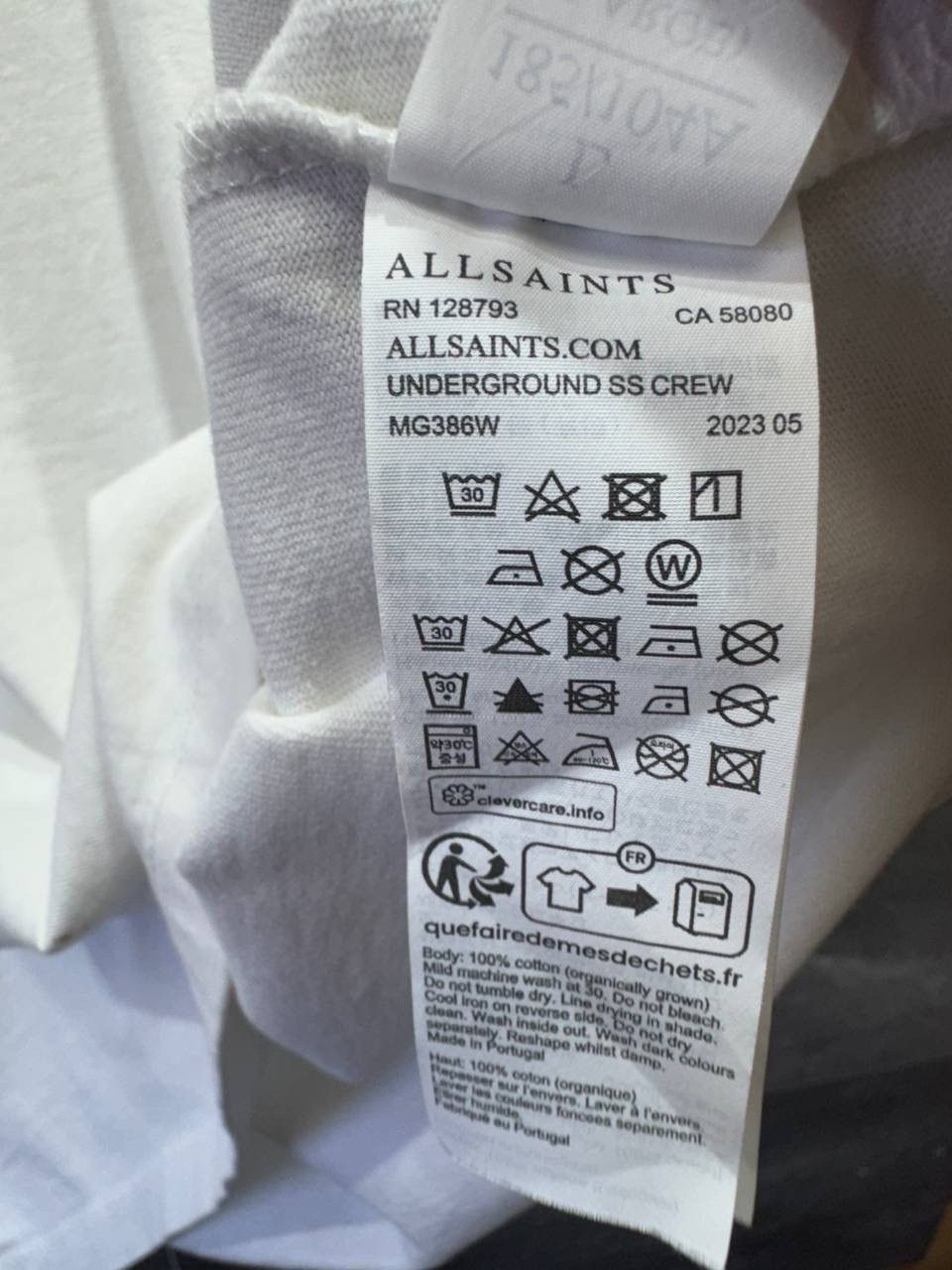 Allsaints ALLSAINTS Underground Logo Graphic T-Shirt Size US L / EU 52-54 / 3 - 10 Thumbnail