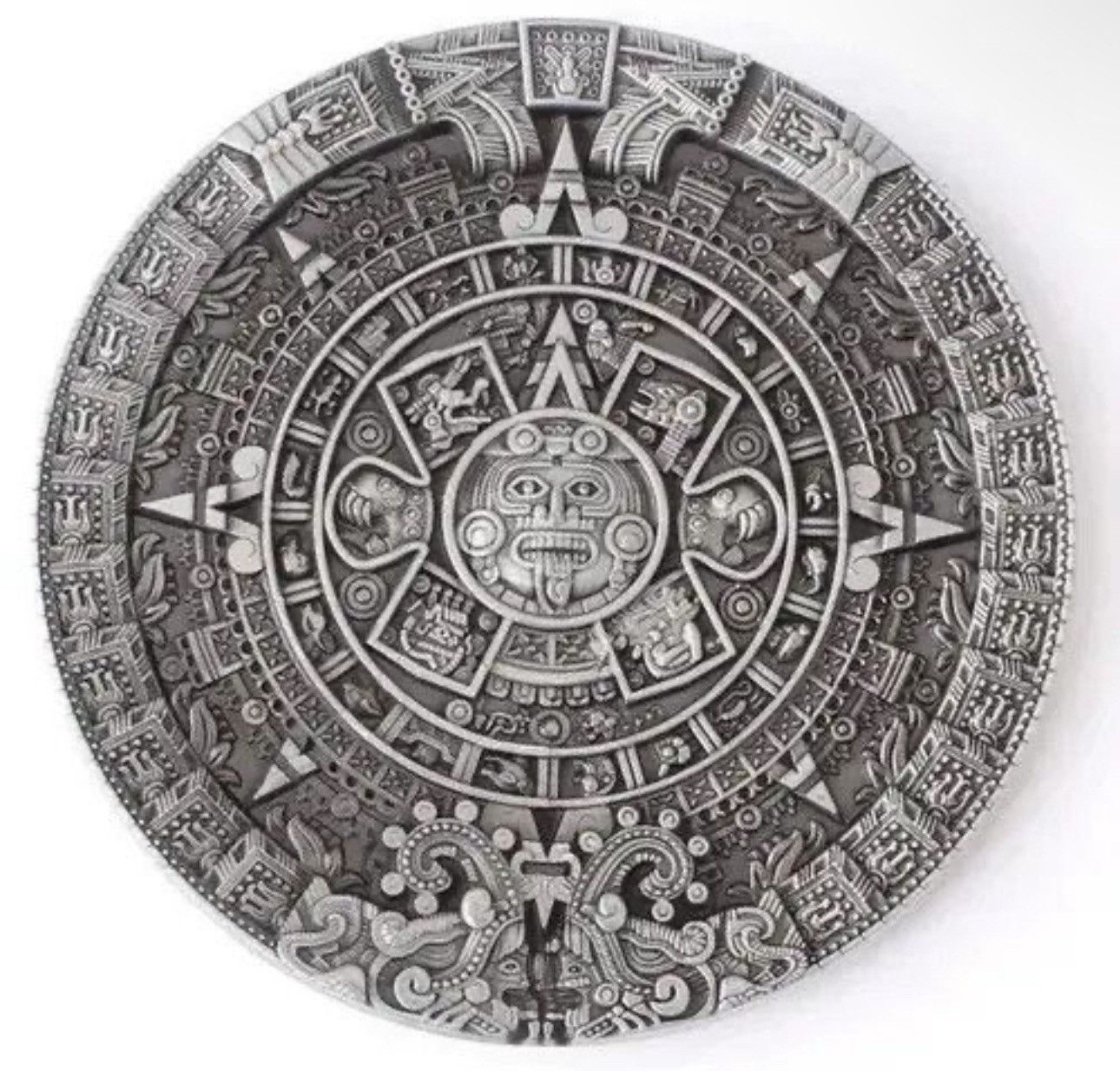 Japanese Brand × Vintage Aztec Solar Calendar Belt Buckle Retro Style (no belt) Size ONE SIZE - 2 Thumbnail
