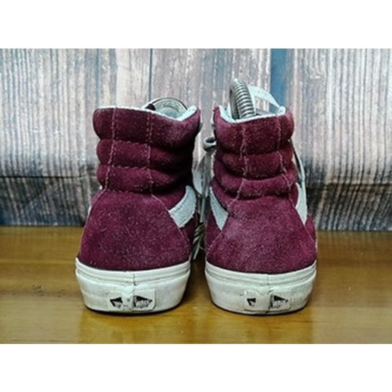 Vans Vans Sk8-Hi High Top Sneakers Burgundy Maroon M5/W6.5 Size US 5 / EU 37 - 5 Thumbnail