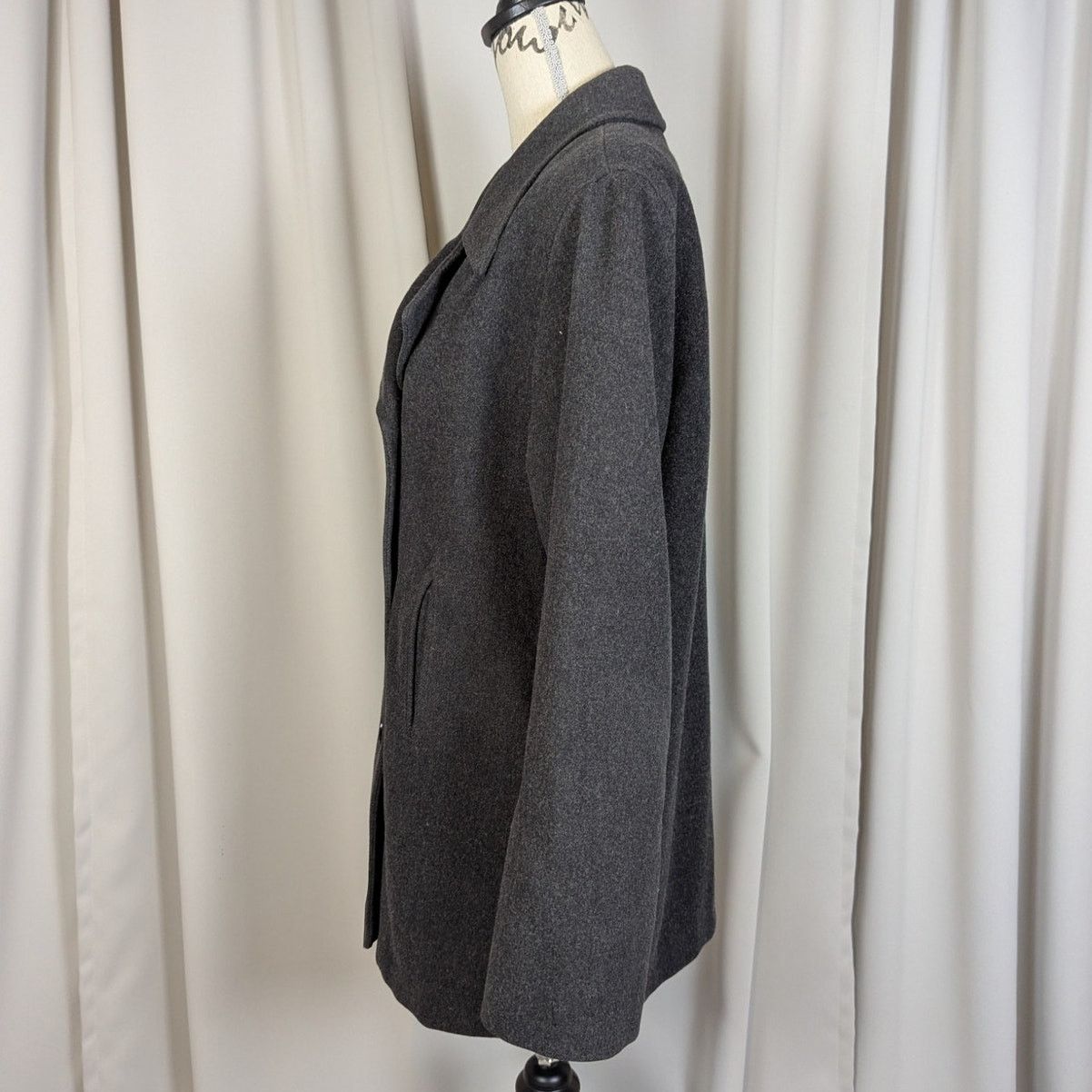 Other J. Percy Double Breasted Peacoat Gray Size 10 Size L / US 10 / IT 46 - 17 Thumbnail