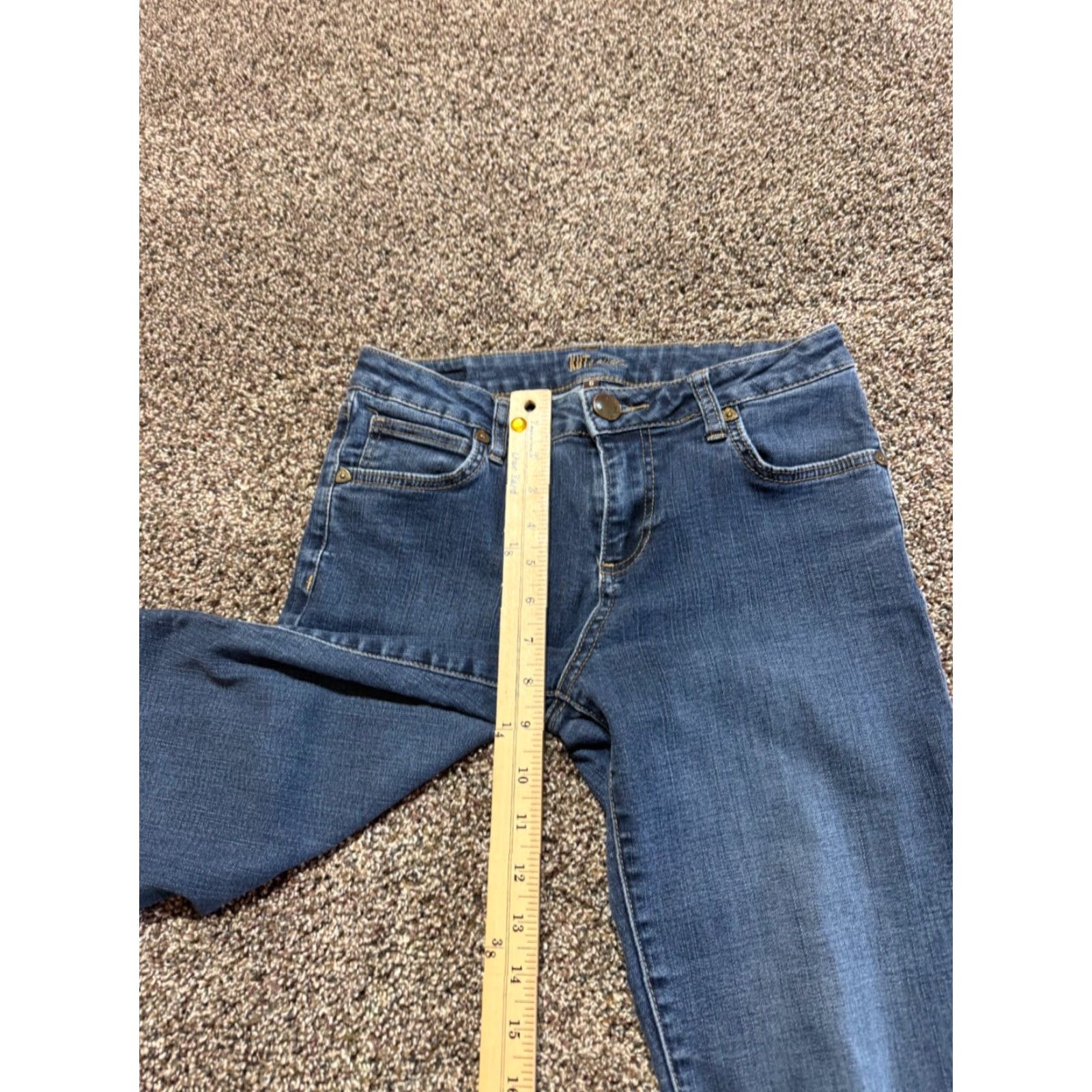 Vintage Kut from the Kloth Jeans Women's Size 6 Blue Denim Skinny Stretch Flex 5-Pocket Design Size 28" / US 6 / IT 42 - 5 Thumbnail