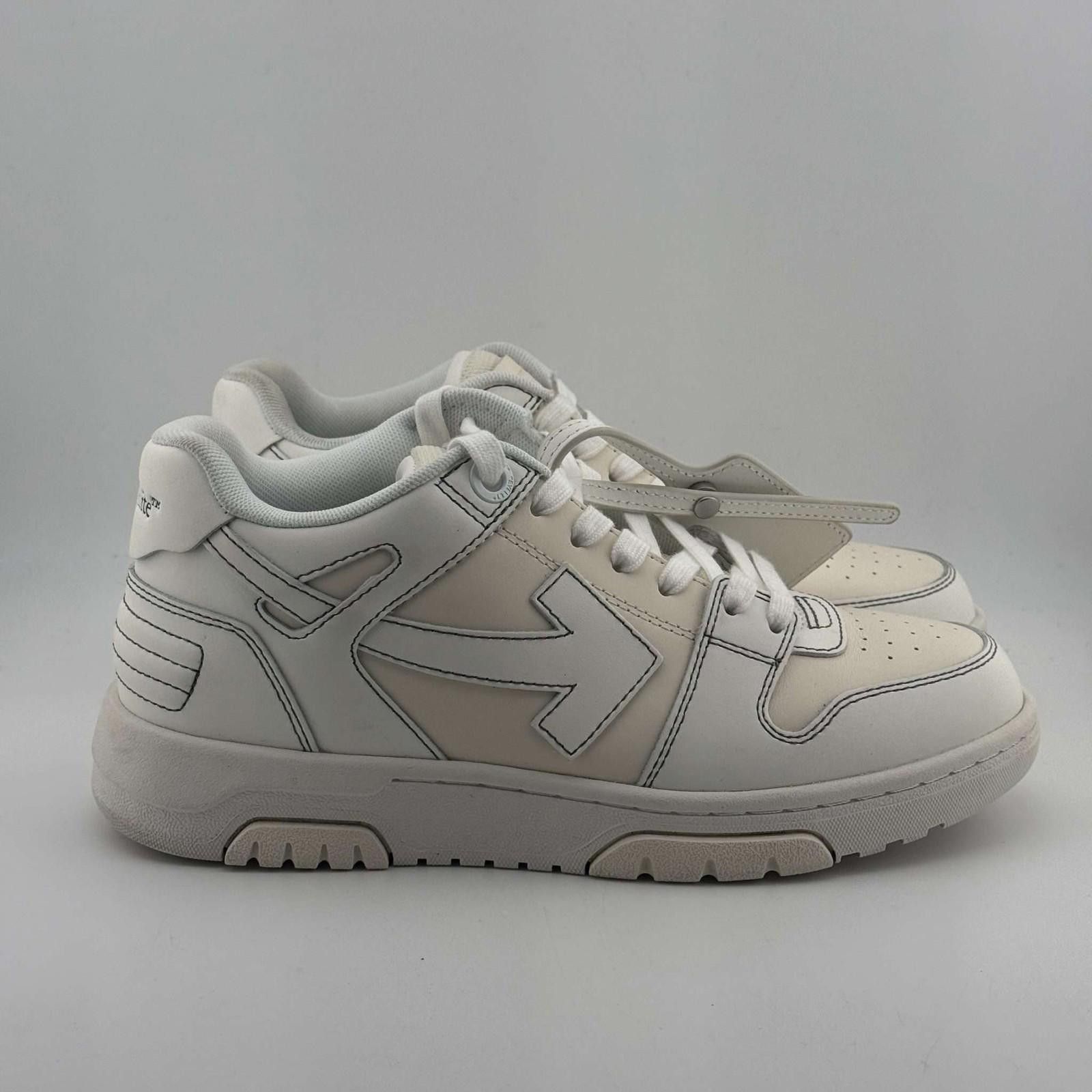 Off-White Off-White Out Of Office Cream 38EU Used OG Box Size US 8 / IT 38 - 3 Thumbnail