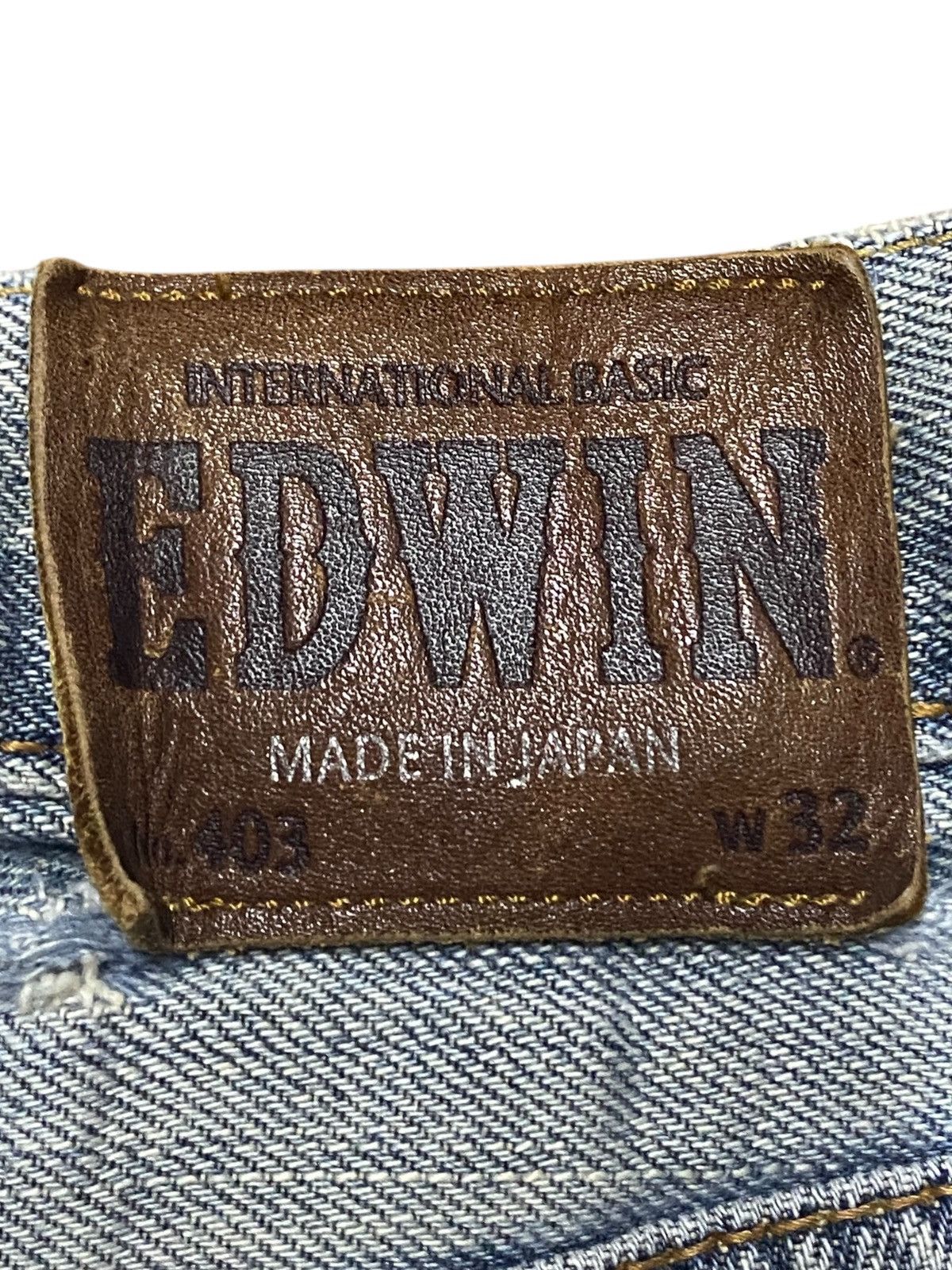 Edwin Vintage Japanese Brand Edwin 403 Light Wash Loose Jeans Size US 32 / EU 48 - 11 Thumbnail