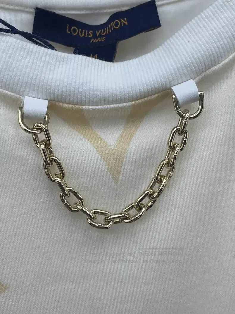 Louis Vuitton Louis Vuitton Ruffle gradient logo chain short sleeves Size M / US 6-8 / IT 42-44 - 5 Thumbnail