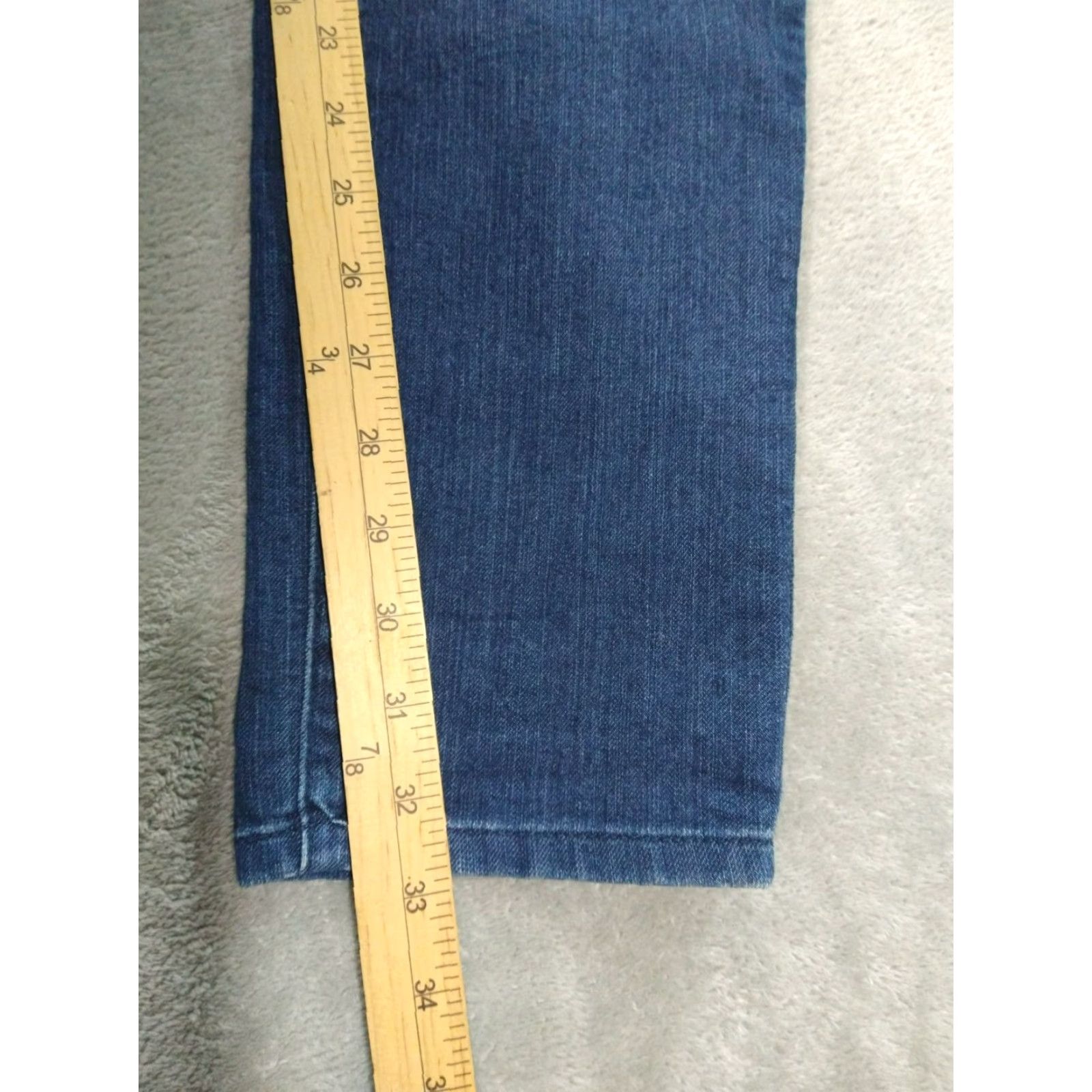 Prana prAna Jeans Womens 8/29 Blue Denim Kara Low Rise Skinny Stretch Organic Cotton Shirt Womens Jeans 8 Blue 5-Pocket Skinny Stretch Vintage No Size 30" / US 8 / IT 44 - 5 Thumbnail