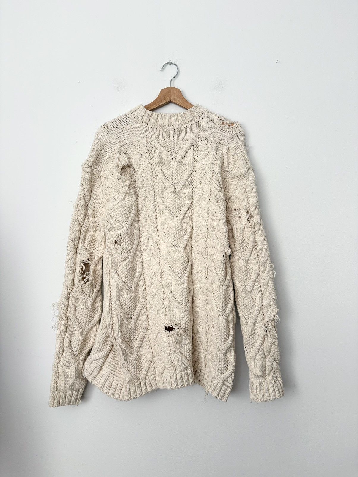 Palm Angels Palm angels distressed fisherman sweater Size US XS / EU 42 / 0 - 9 Thumbnail