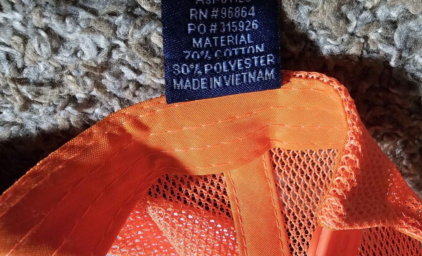 Designer Ariens orange mesh snapback Hitwear hat Size ONE SIZE - 9 Thumbnail