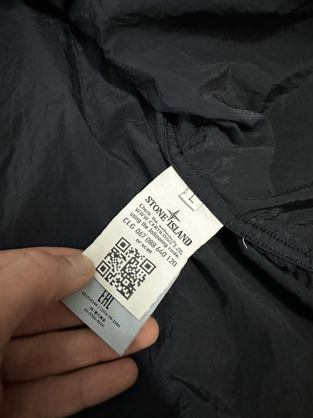 Stone Island Stone Island Nylon Jacket Size US L / EU 52-54 / 3 - 4 Thumbnail