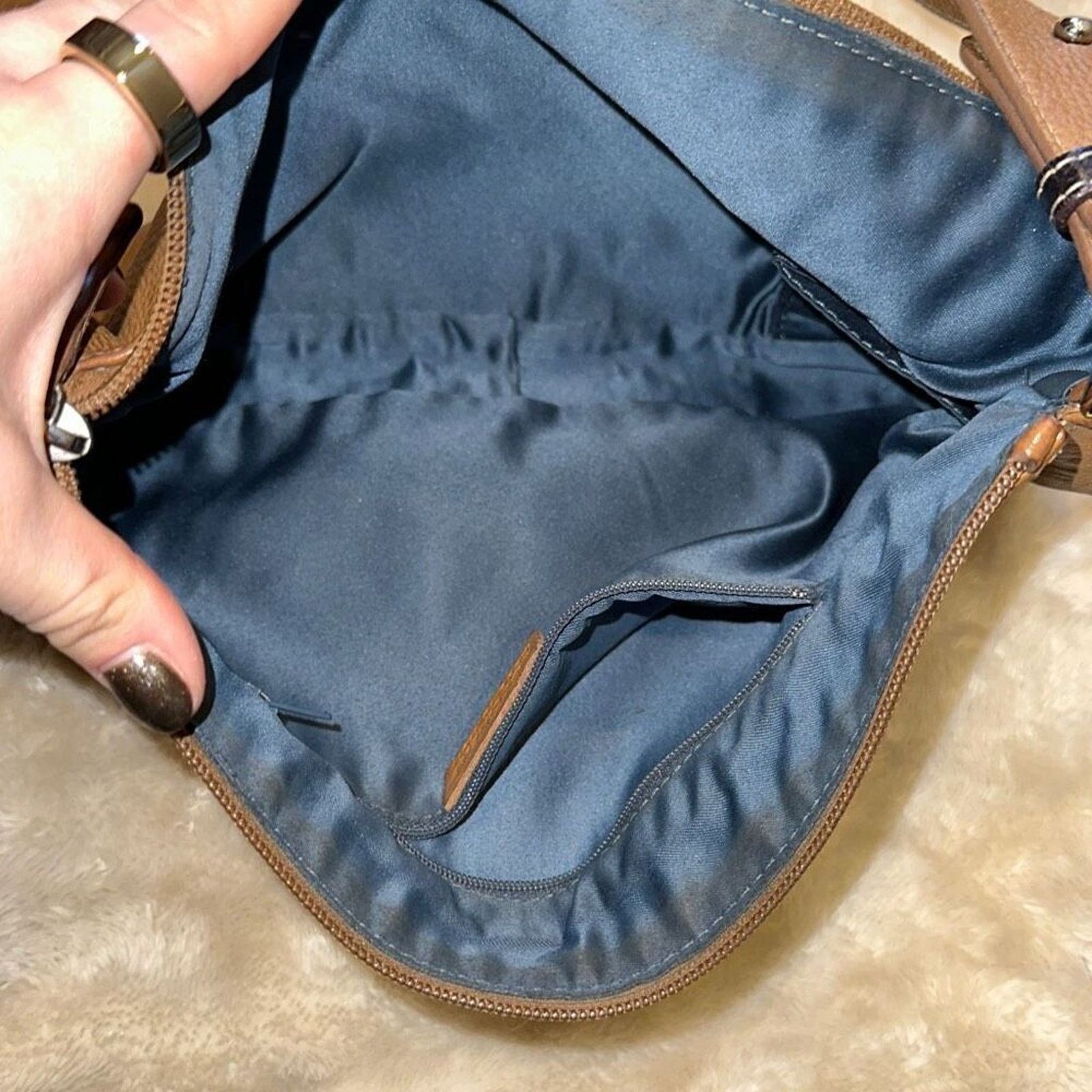 Other Coccinelle Brown Leather Shoulder Bag | Sz OS Size ONE SIZE - 5 Thumbnail