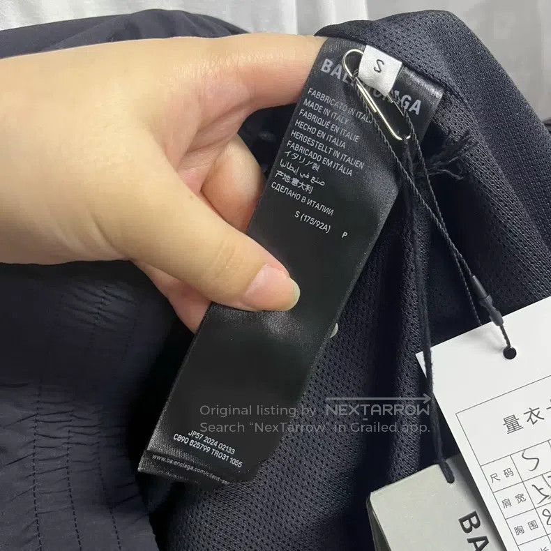Balenciaga Balenciaga Contrast Color High Neck Long Sleeve Jacket Size US S / EU 44-46 / 1 - 3 Thumbnail