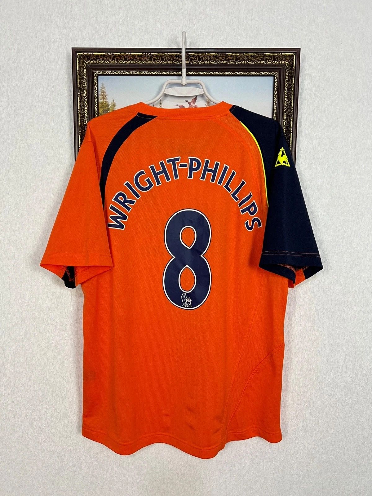 Vintage Manchester City football shirt Soccer #8 Wright Phillips Size US L / EU 52-54 / 3 - 1 Thumbnail