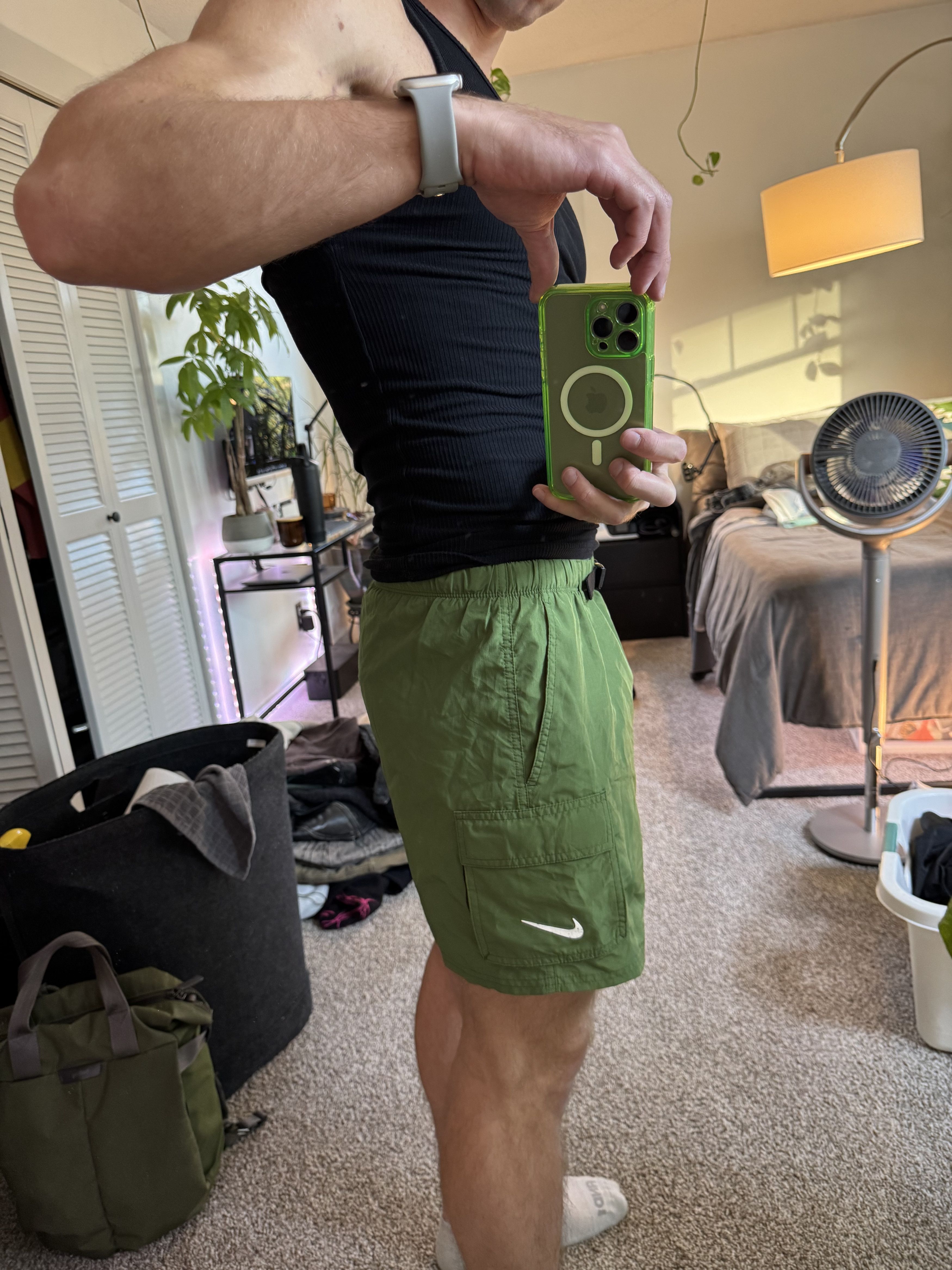 Nike Medium green nike shorts Size US 32 / EU 48 - 5 Thumbnail