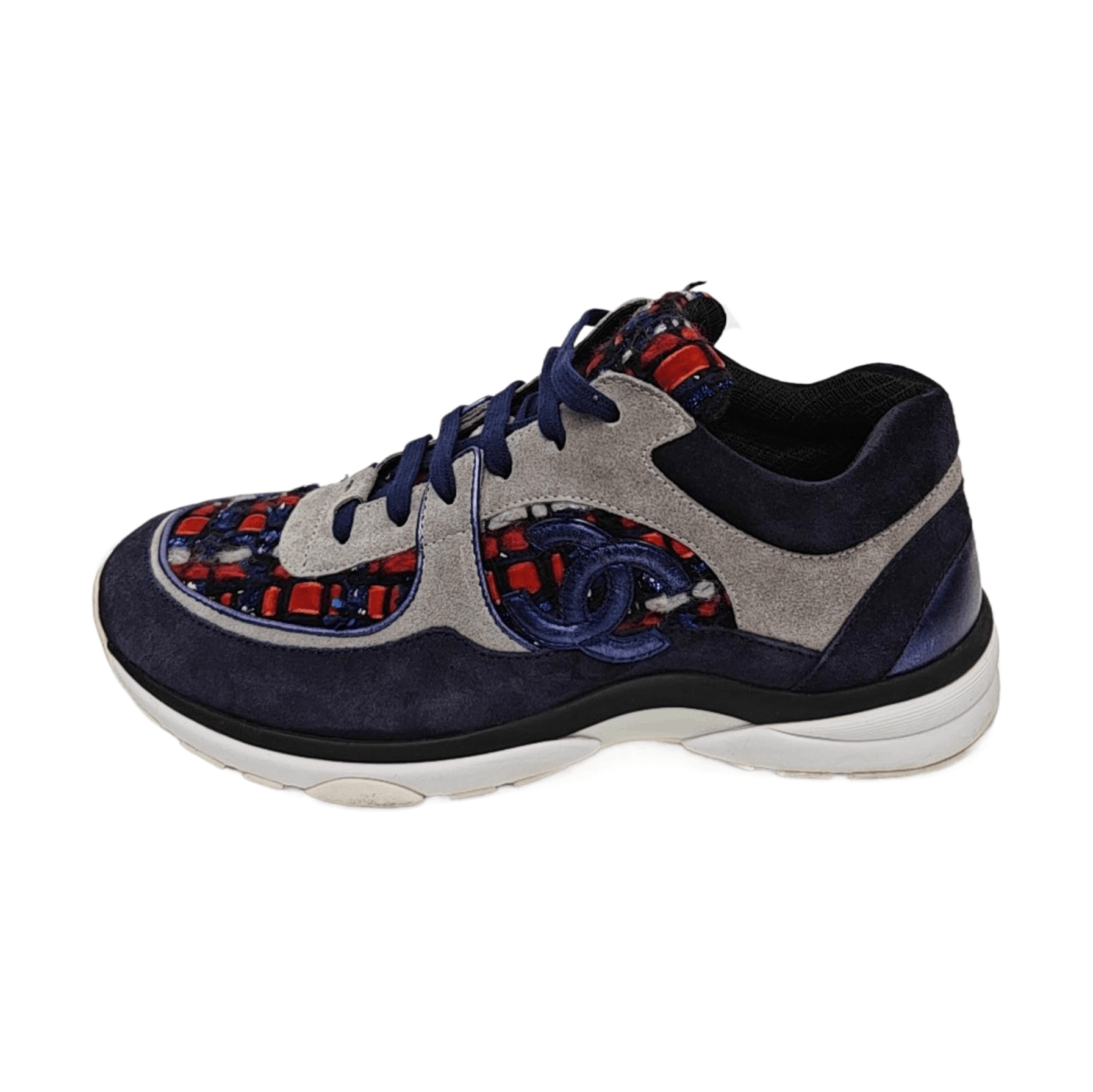 Chanel Chanel Multicolor Low-Top Sneakers US 8 Size US 8 / EU 41 - 1 Thumbnail