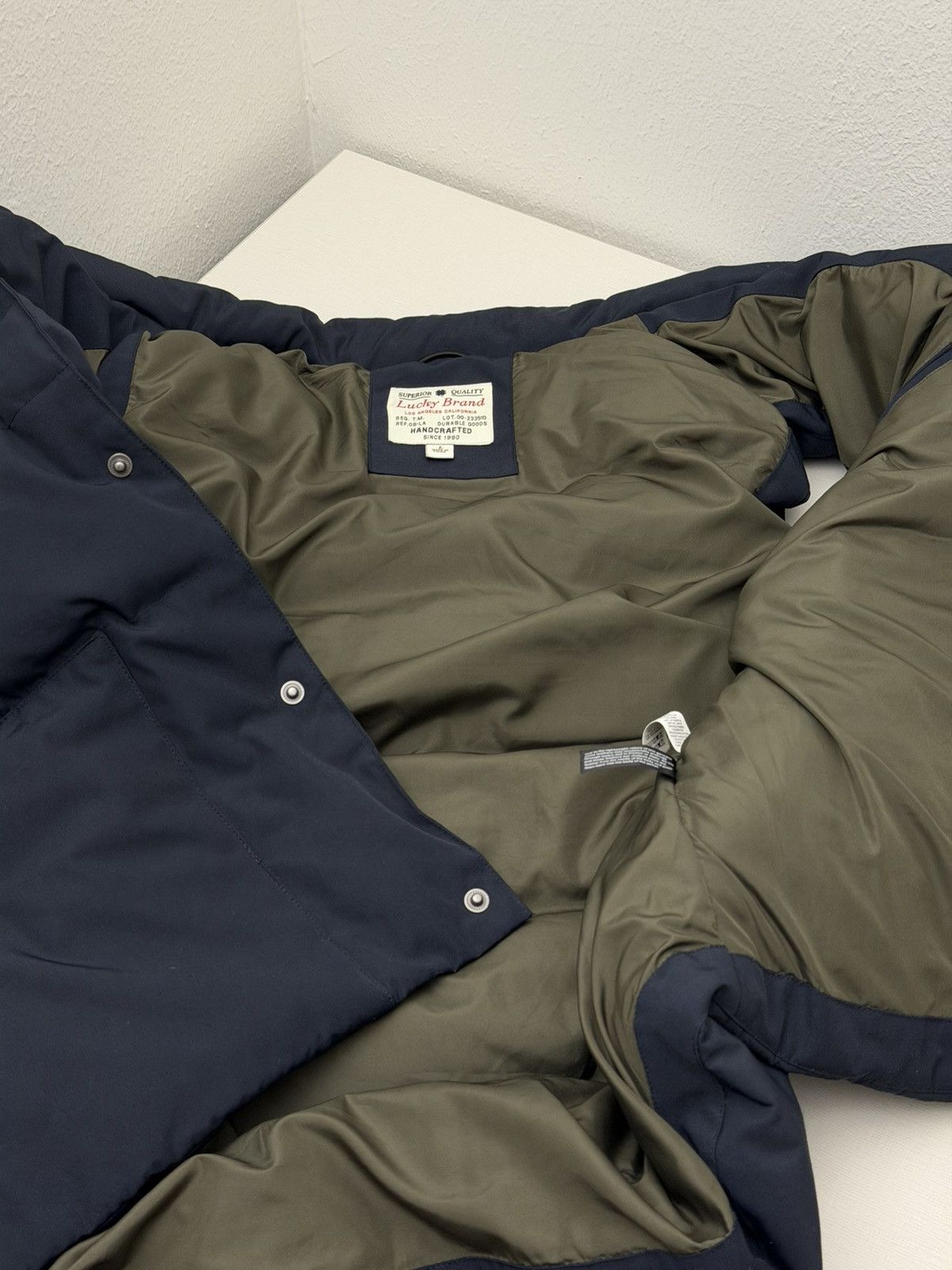 Lucky Brand Lucky Brand Ski Puffer Vest Dark Blue Down Heavyweight Large Size US L / EU 52-54 / 3 - 7 Thumbnail