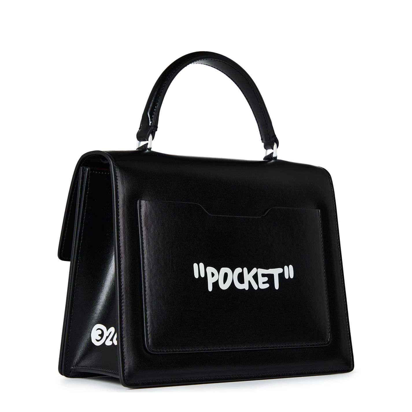 Off-White o1g2r1mq1224 Size: OS / Jitney 2.8 Handle Bag in Black White Size ONE SIZE - 2 Thumbnail