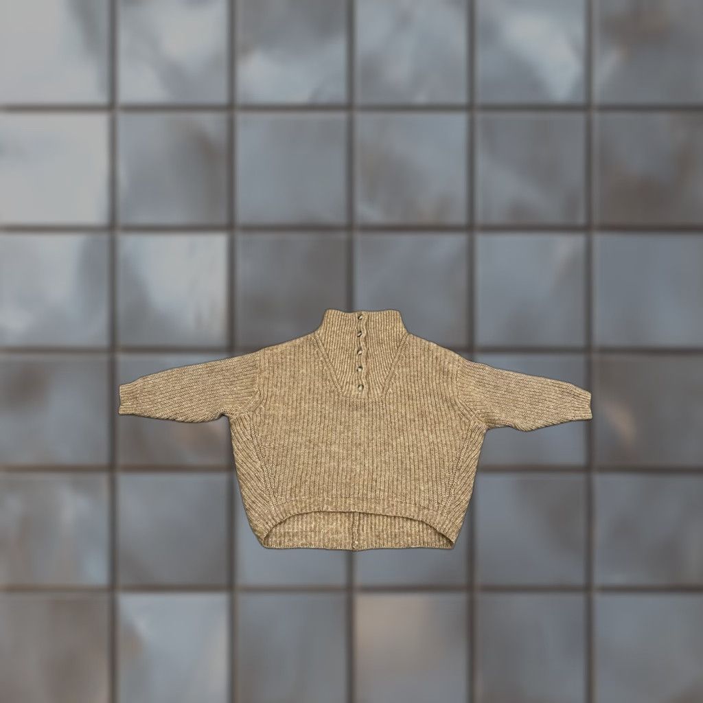 Vintage VINTAGE Hatch Maternity Sweater Beige Alpaca Oversized Pullover 1 Womens Size XS / US 0-2 / IT 36-38 - 1 Thumbnail