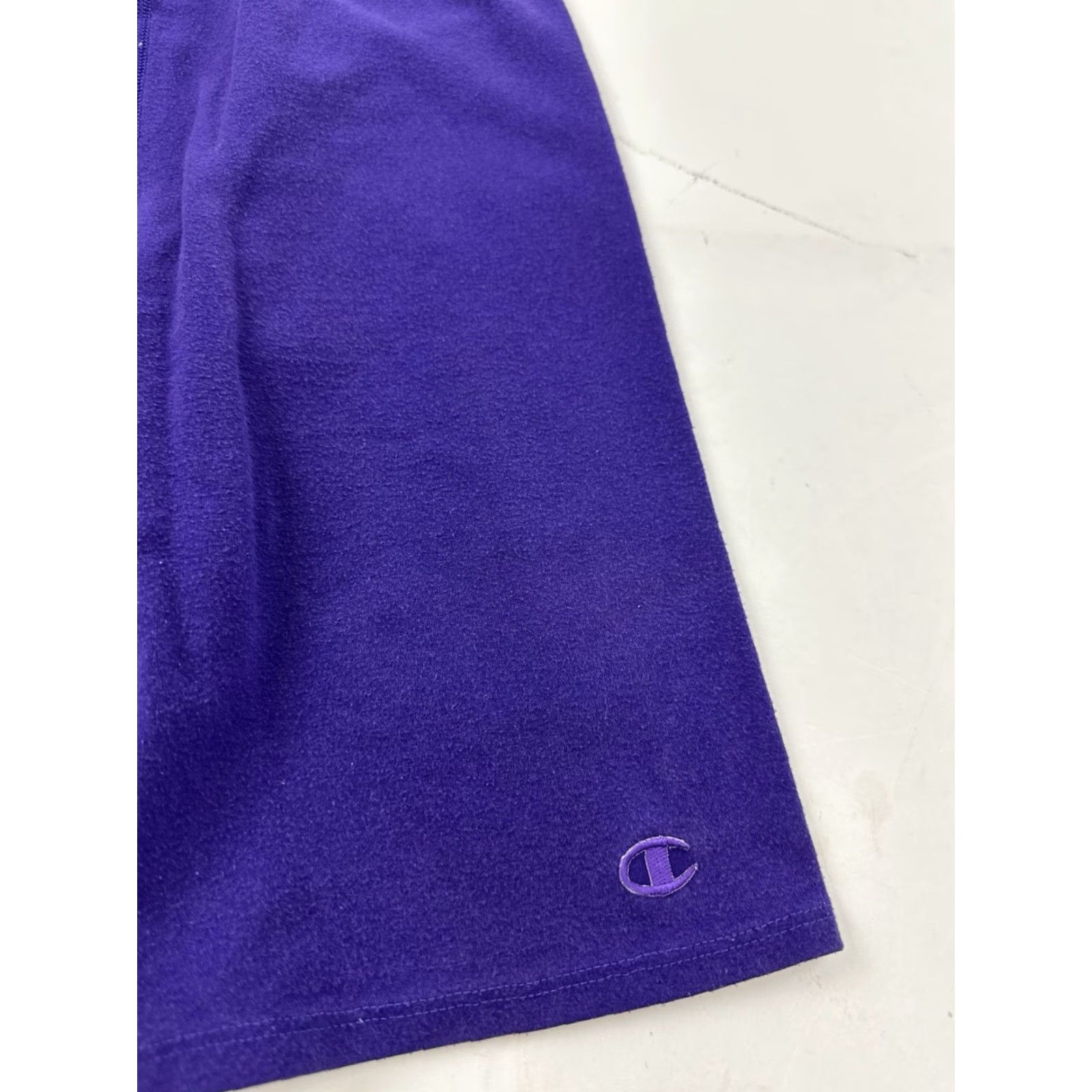 Champion VINTAGE Champion Shorts Women L Purple Bike Volleyball Spandex Polyester Cotton Blended Fabric Elastic Waist Athletic Size 36" / US 14 / IT 50 - 3 Thumbnail