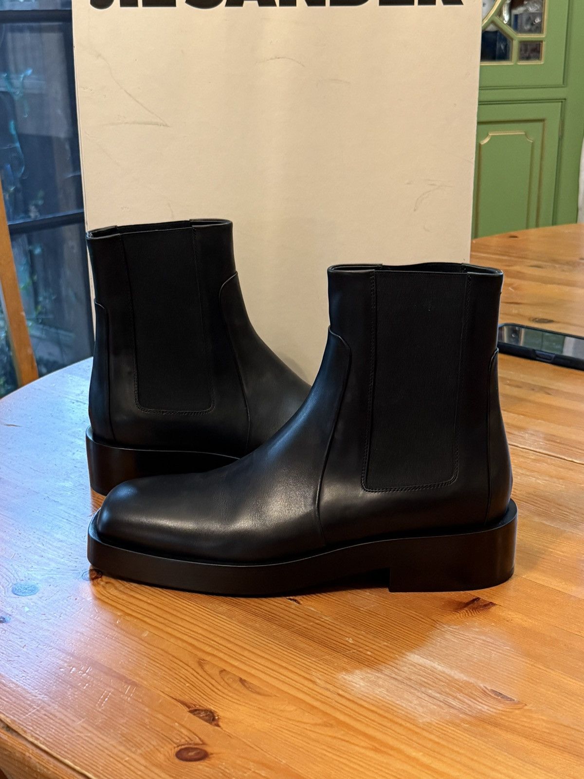 Jil Sander Brand New Jil Sander Chelsea Boots Size US 10.5 / EU 43-44 - 6 Thumbnail