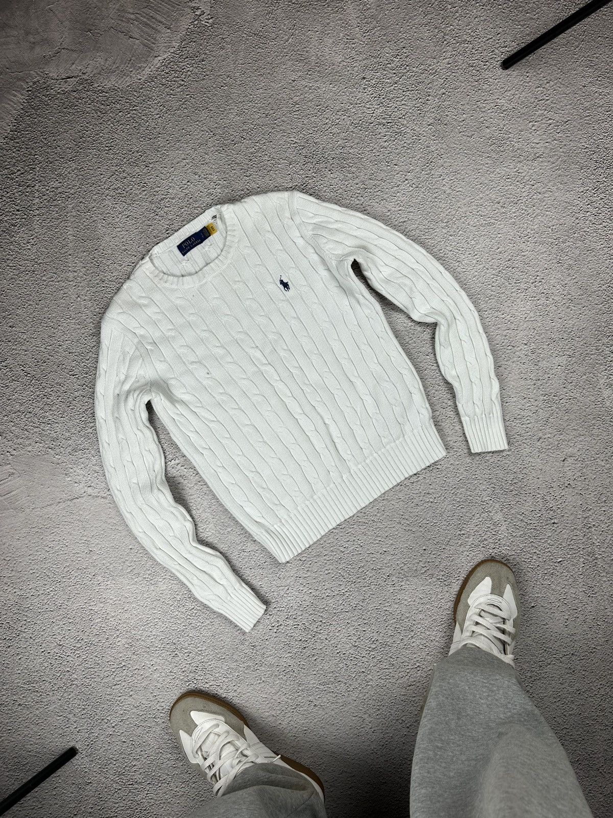 Polo Ralph Lauren Vintage Polo Ralph Lauren Knitwear V-Neck Stripes Sweater Size S / US 4 / IT 40 - 1 Thumbnail