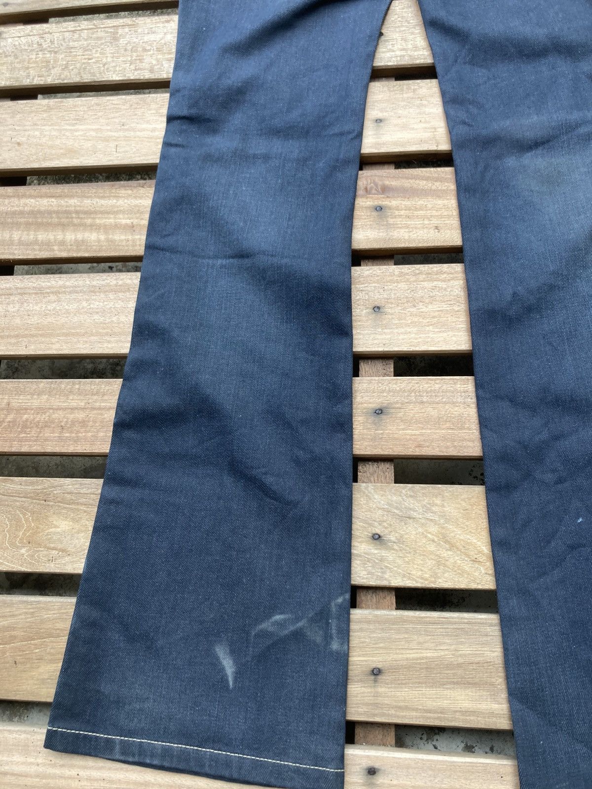 Marithe + Francois Girbaud Le Jean De Marithe Francois Girbaud Flare Blue Star Jeans Size 30" / US 8 / IT 44 - 12 Thumbnail