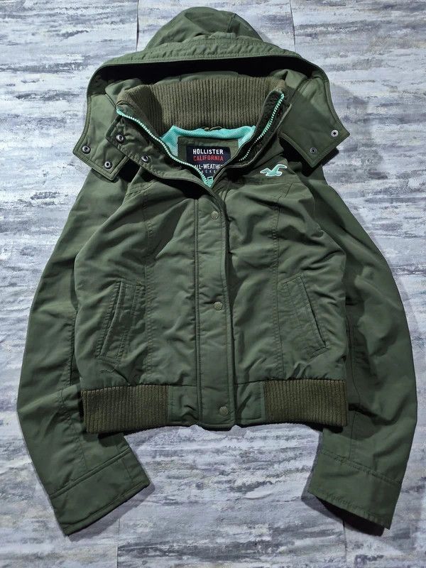Hollister y2k hollister crop fitted hooded jacket Size M / US 6-8 / IT 42-44 - 1 Thumbnail