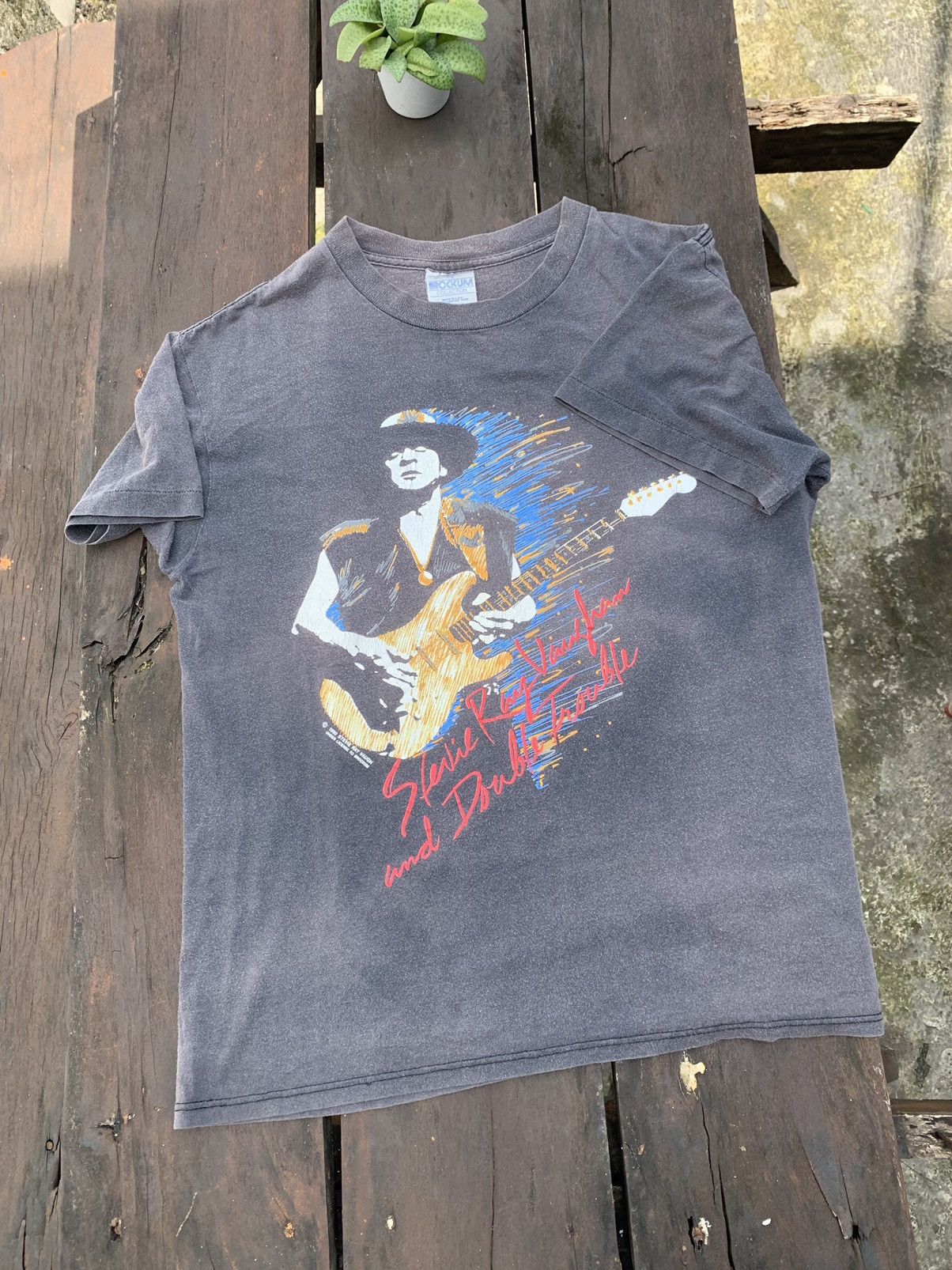 Band Tees × Brockum × Vintage 90’s Stevie Ray Vaughan vintage tshirt Size US L / EU 52-54 / 3 - 1 Thumbnail