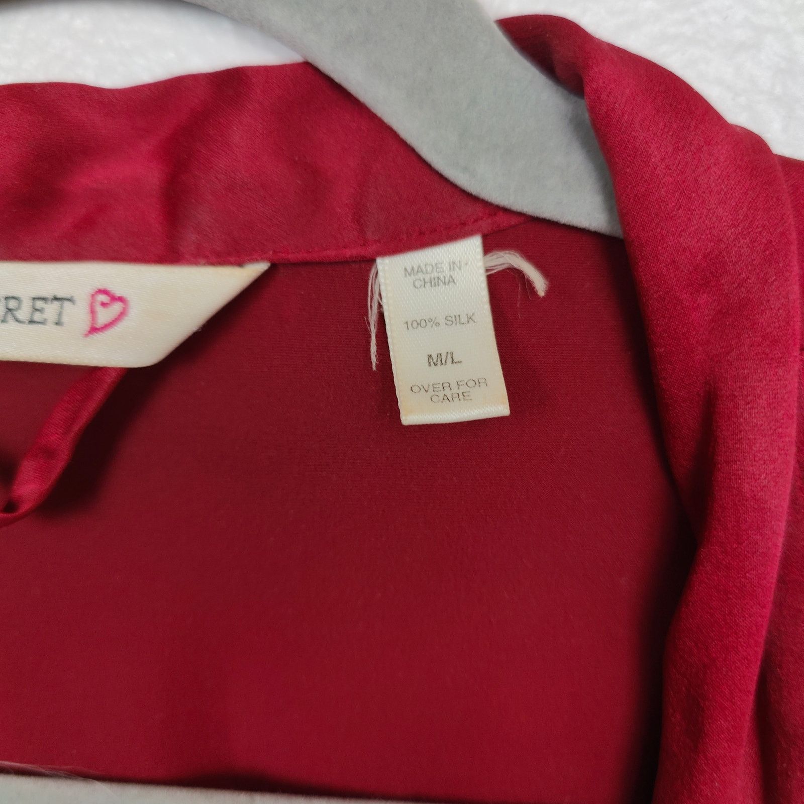 Victoria's Secret Y2K Vintage Victoria's Secret Silk Robe Womens M/L Size ONE SIZE - 9 Thumbnail