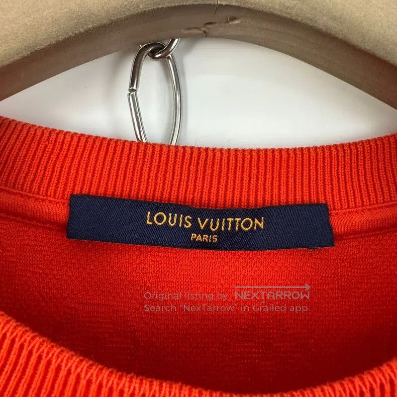Louis Vuitton Louis Vuitton Red dark lines full logo short sleeve Size US XS / EU 42 / 0 - 4 Thumbnail