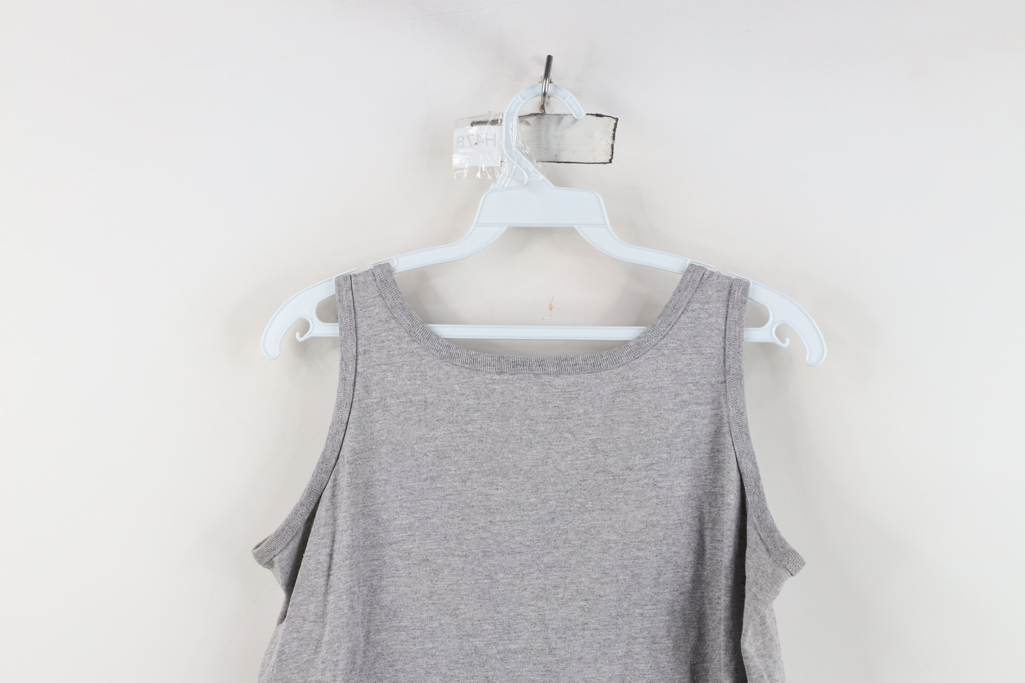 Vintage Vintage 90s Raceway Park Tank Top T-Shirt Heather Gray Size M / US 6-8 / IT 42-44 - 8 Thumbnail