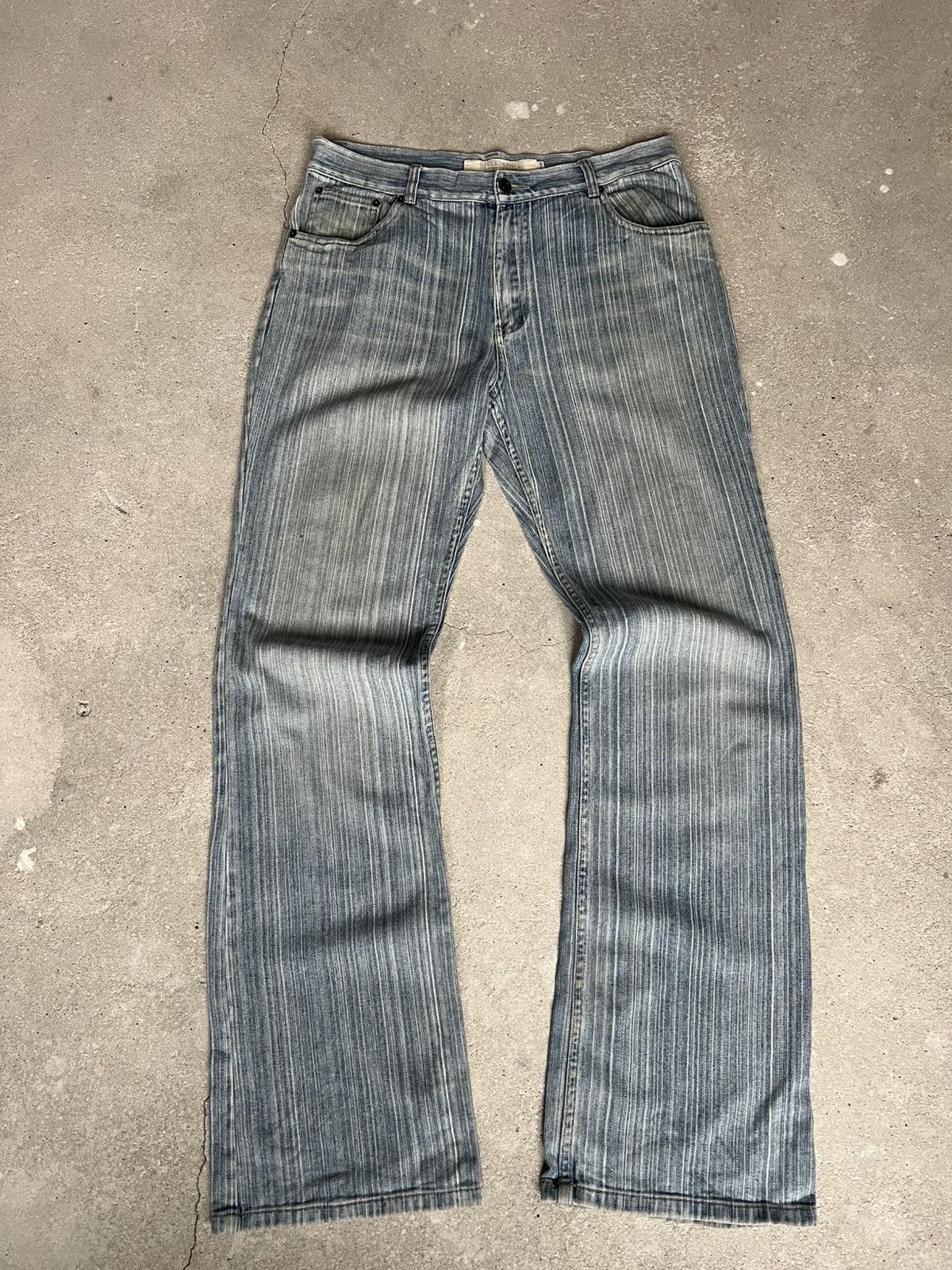 Hysteric Glamour × If Six Was Nine × Le Grande Bleu (L.G.B.) Y2K opium LGB style IfSixWasNine Junya jeans Flared Size US 32 / EU 48 - 5 Thumbnail