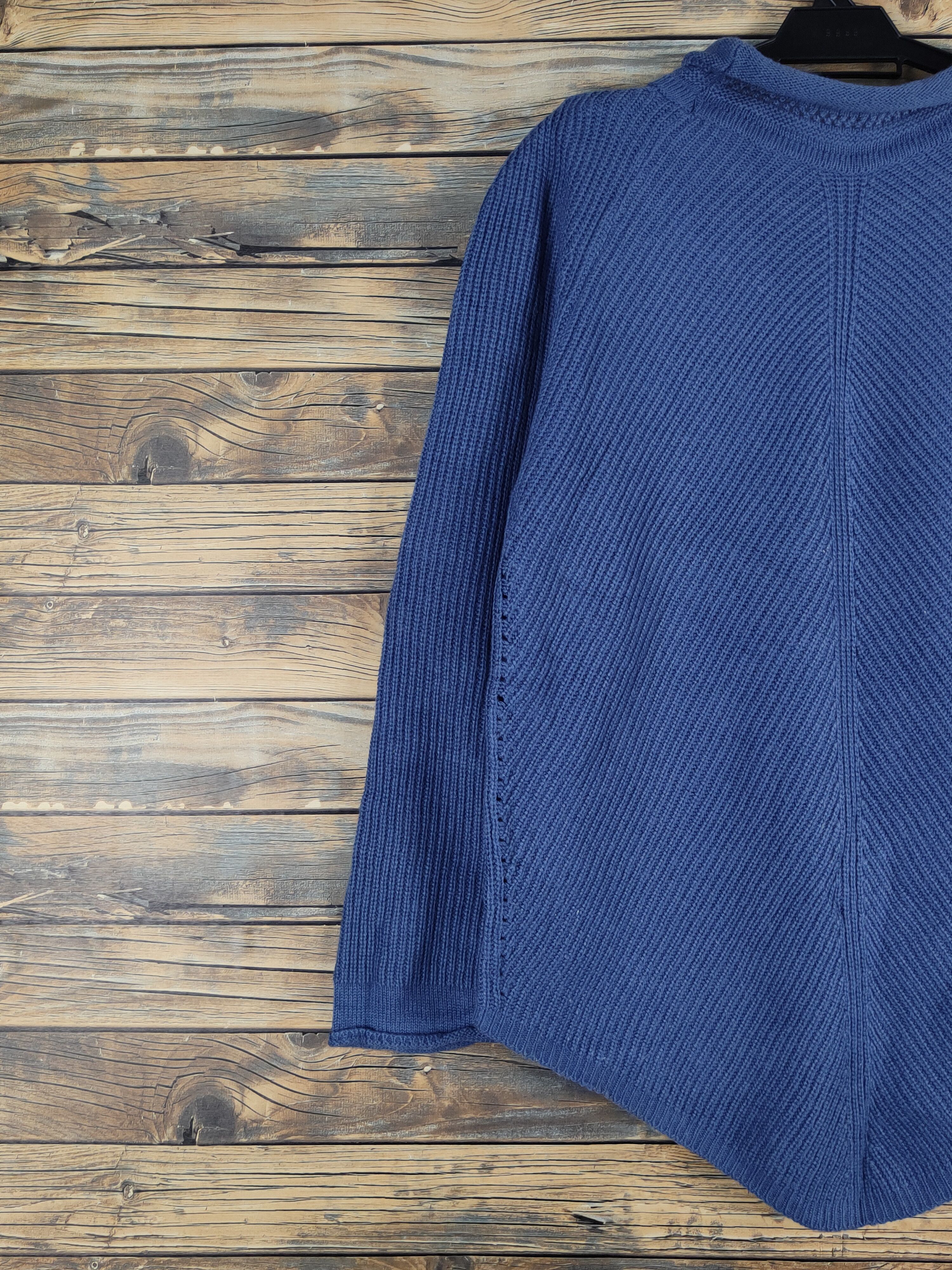 Homespun Knitwear × Japanese Brand × Vintage Japanese Brand Blue Knitwear Sweatshirts #W1145 Size L / US 10 / IT 46 - 10 Thumbnail