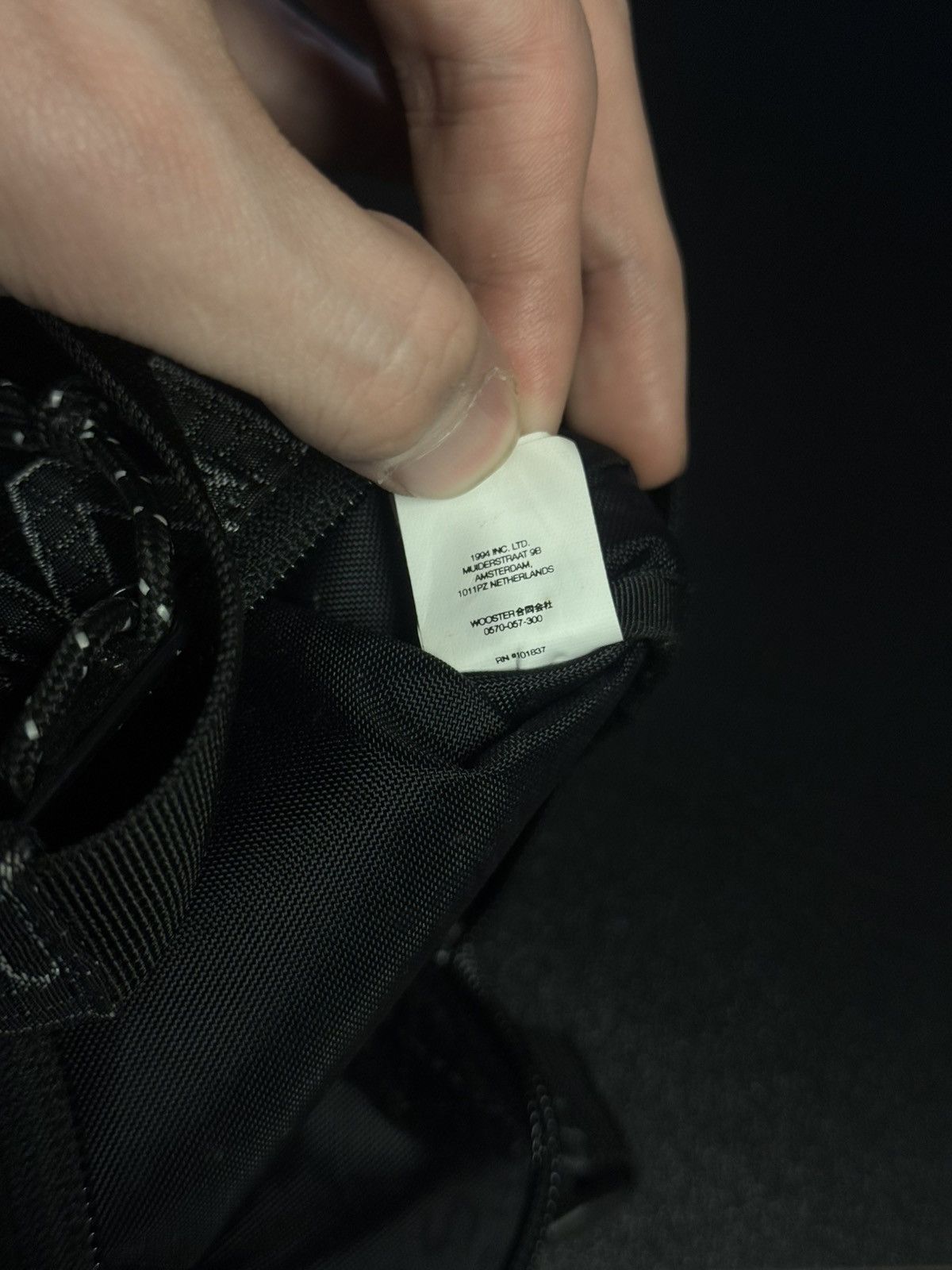 Supreme Supreme FW21 Body Shoulder Bag Black White 🧼 Size ONE SIZE - 9 Thumbnail