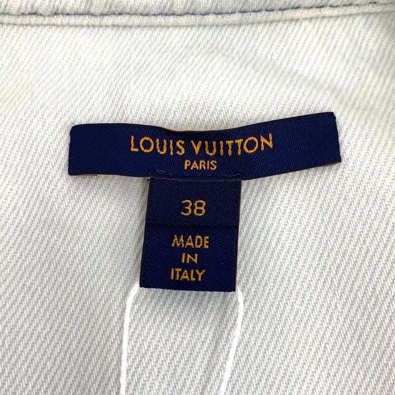 Louis Vuitton Louis Vuitton Light Blue Washed Studded Cotton Lapel Long Size XS / US 0-2 / IT 36-38 - 6 Thumbnail