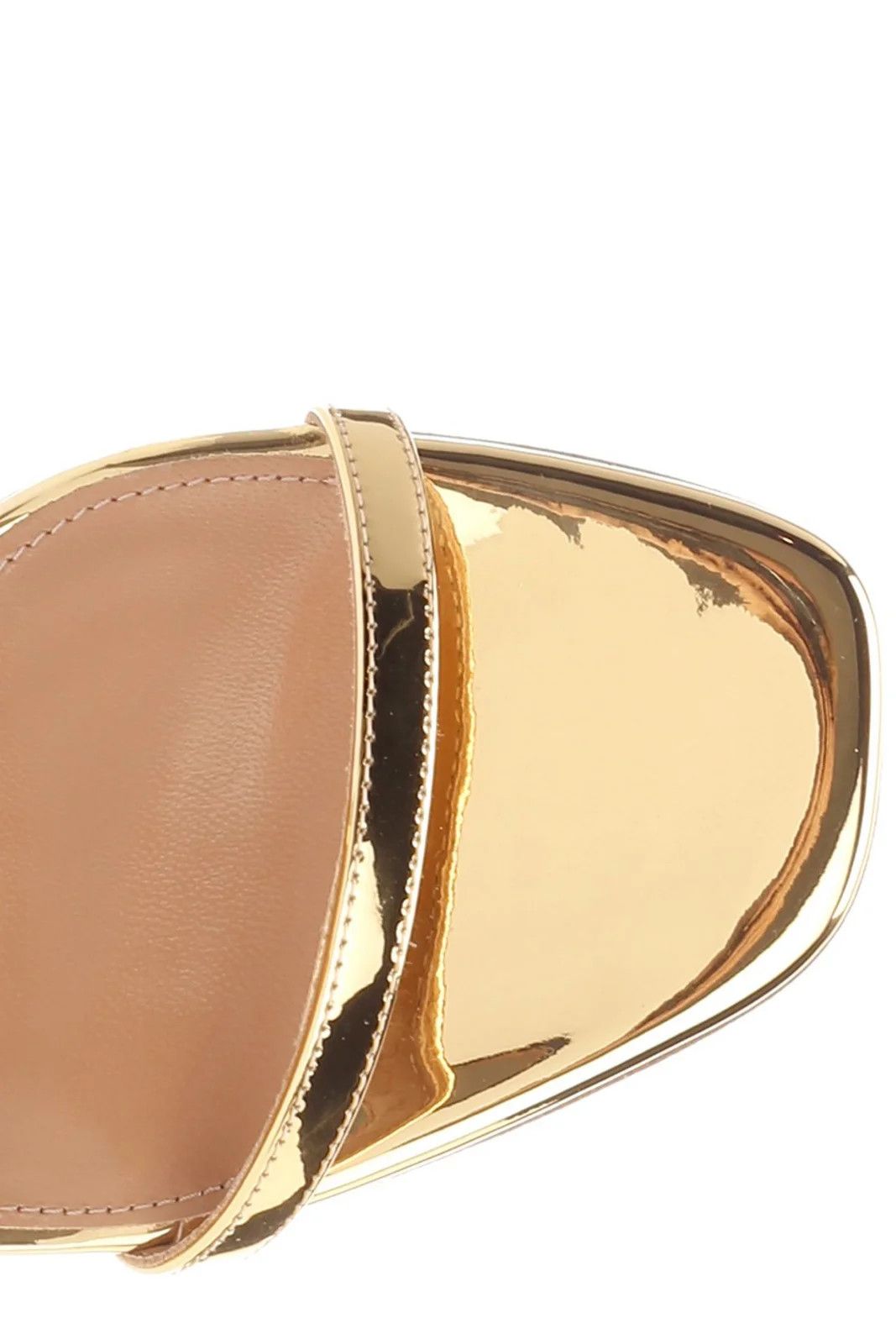 Aquazzura o1srvl11e1024 Heel in Gold Size US 10 / IT 40 - 4 Thumbnail