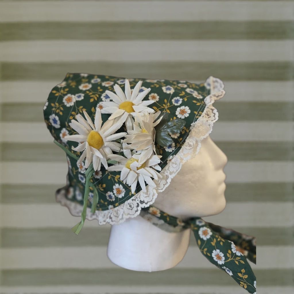 Vintage VINTAGE Bonnet Hat Shirt? Size ONE SIZE - 1 Thumbnail
