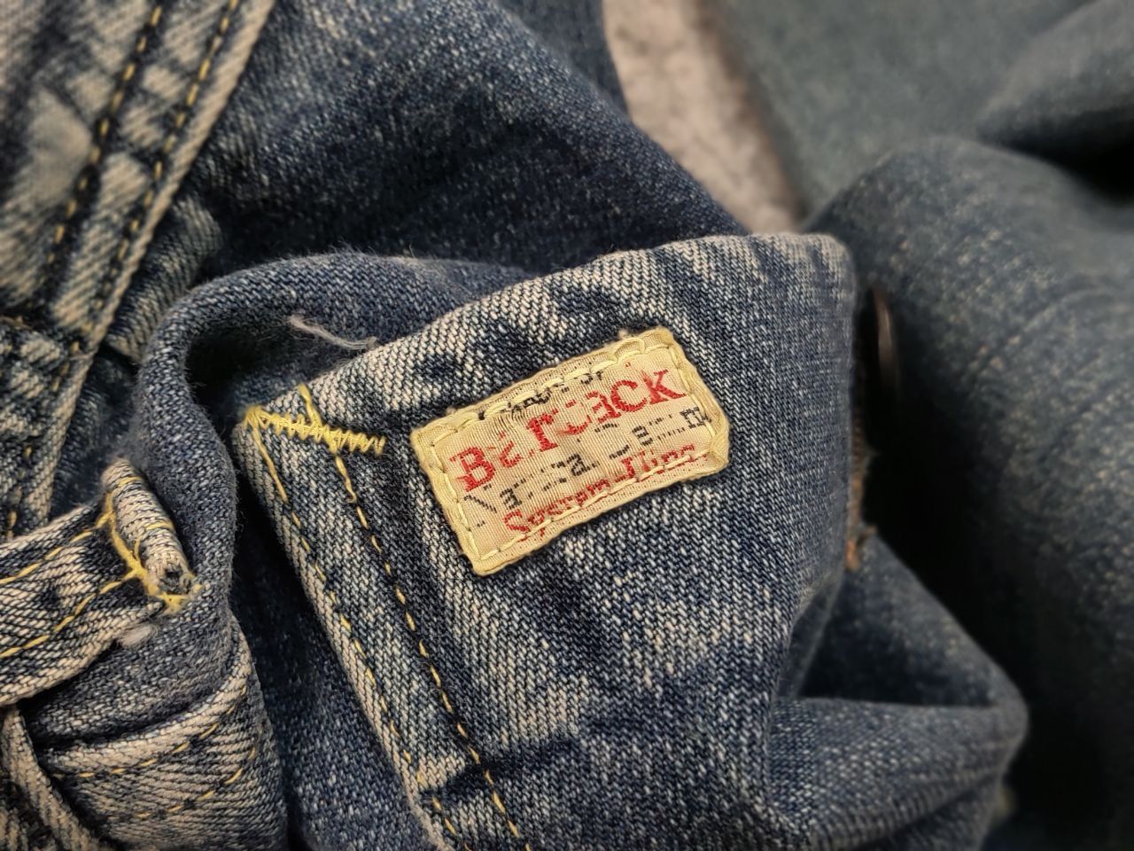 Japanese Brand Vintage Bartack System-u Japanese Denim Faded Jeans Scovill Size US 30 / EU 46 - 17 Thumbnail