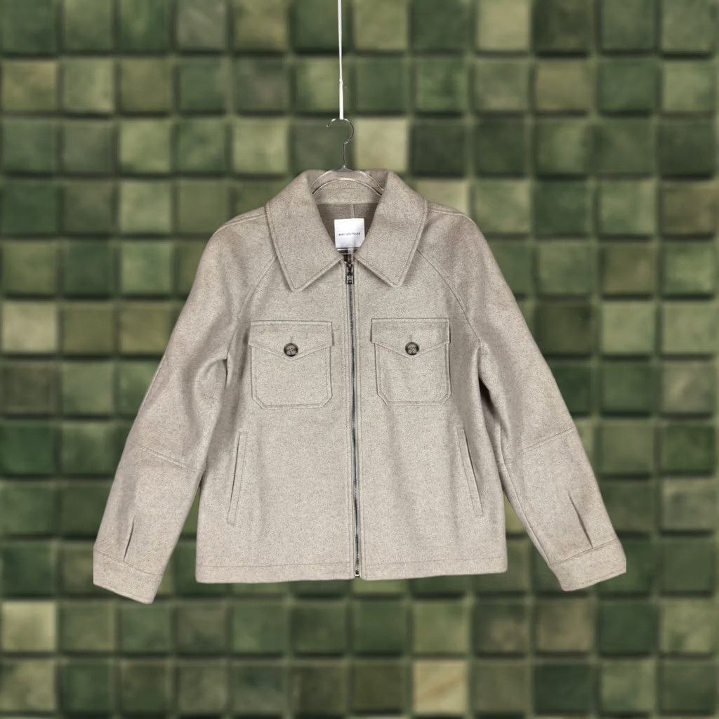 AVEC LES FILLES VINTAGE Anthropologie Avec Les Filles Jacket Womens L Oatmeal Relaxed fit Minimalist Size L / US 10 / IT 46 - 1 Thumbnail