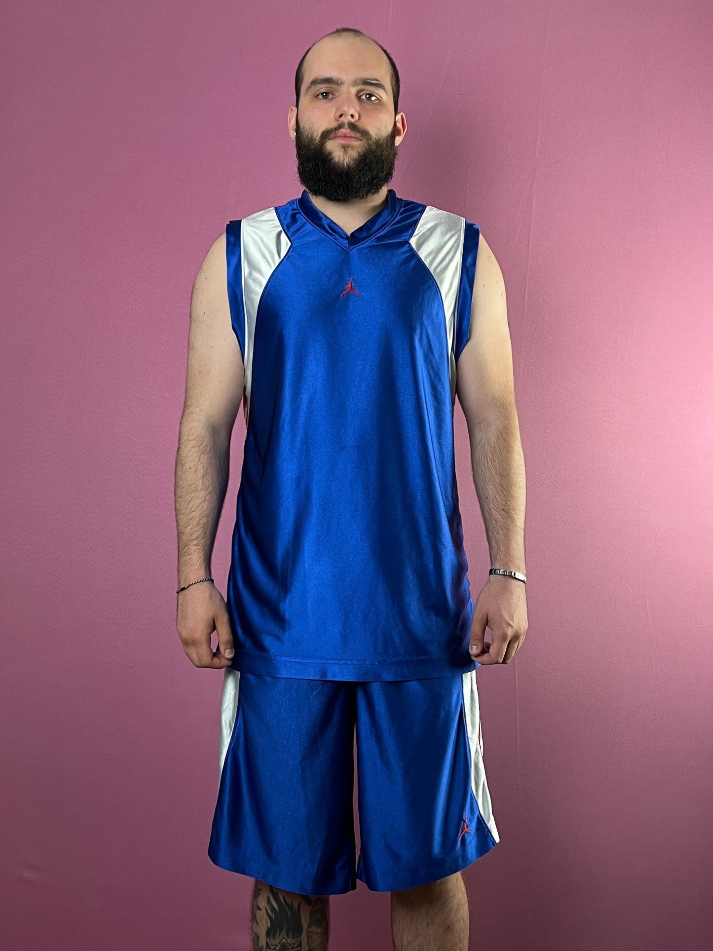 Vintage Air Jordan Jersey Suit Men's Basketball Tee & Sport Shorts Size US L / EU 52-54 / 3 - 2 Thumbnail