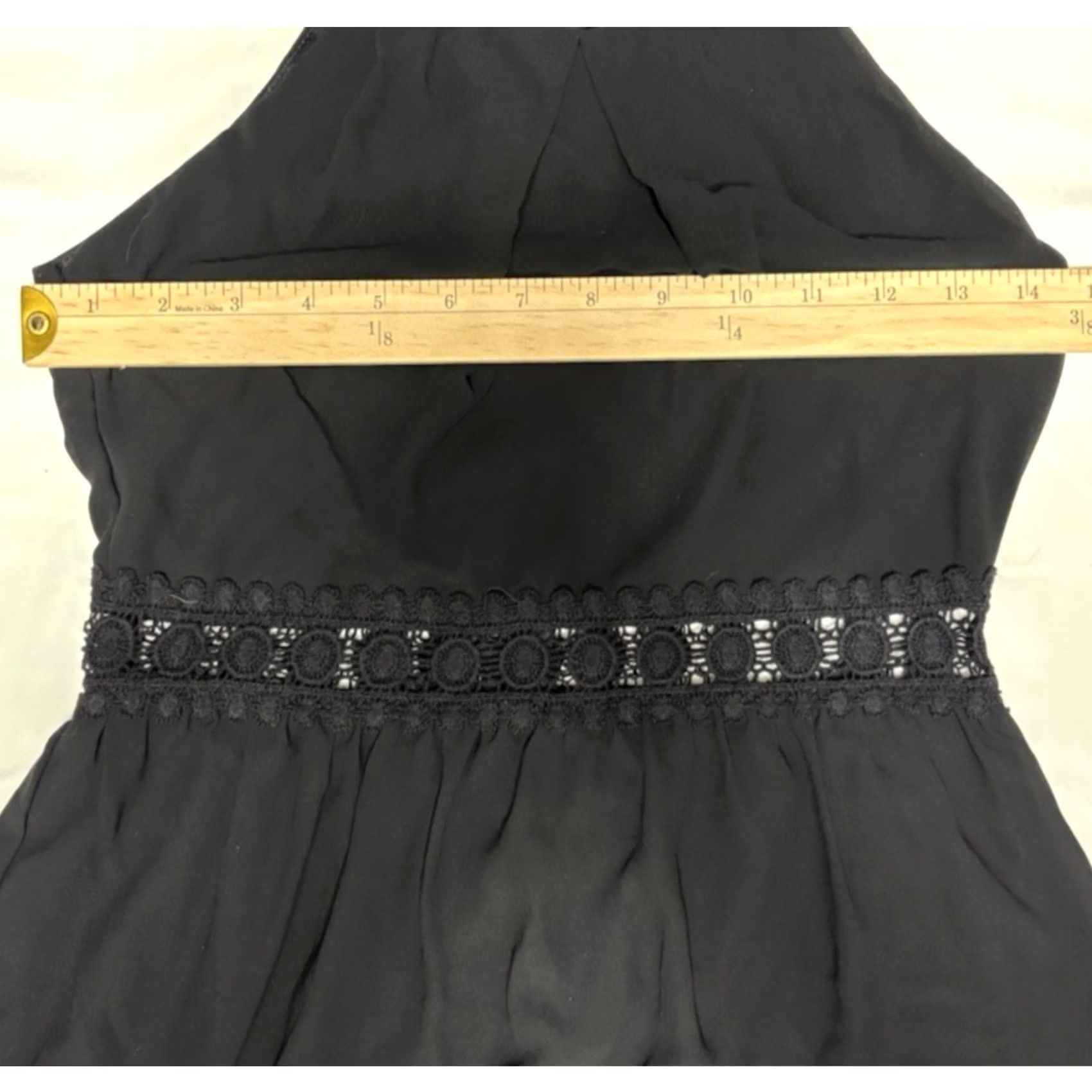 Vintage Ya Lining Black Sleeveless Dress Lightweight Knee Length Women S Size S / US 4 / IT 40 - 7 Thumbnail
