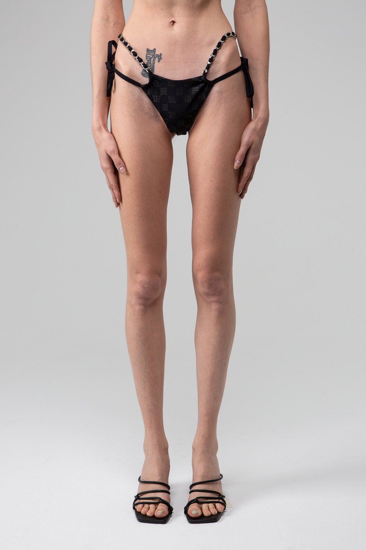 Misbhv $165 MISBHV M Chain Monogram Bikini Bottoms Size ONE SIZE - 1 Thumbnail
