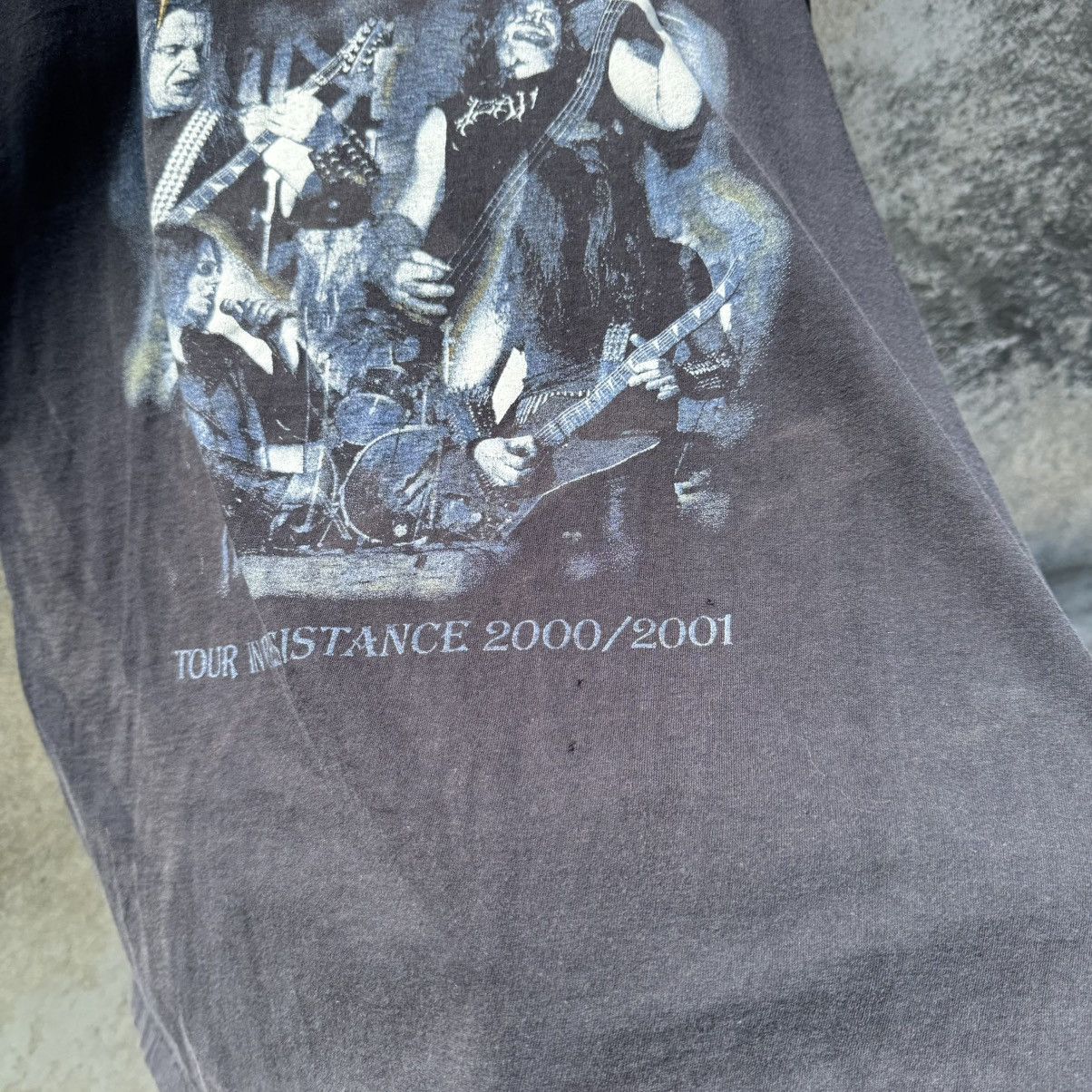 Band Tees Vintage Damnation Polish Thrashed Metal Band Tee Washed Size US L / EU 52-54 / 3 - 11 Thumbnail