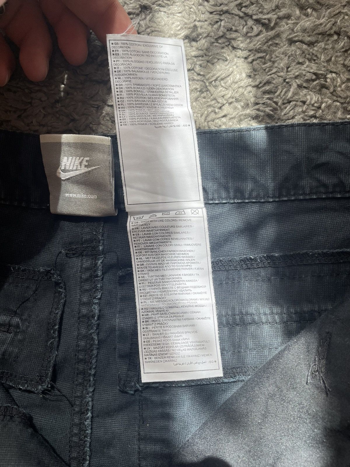 Nike × Vintage 00s Shorts Nike Vintage Streetwear Rare Logo Size US 32 / EU 48 - 12 Thumbnail